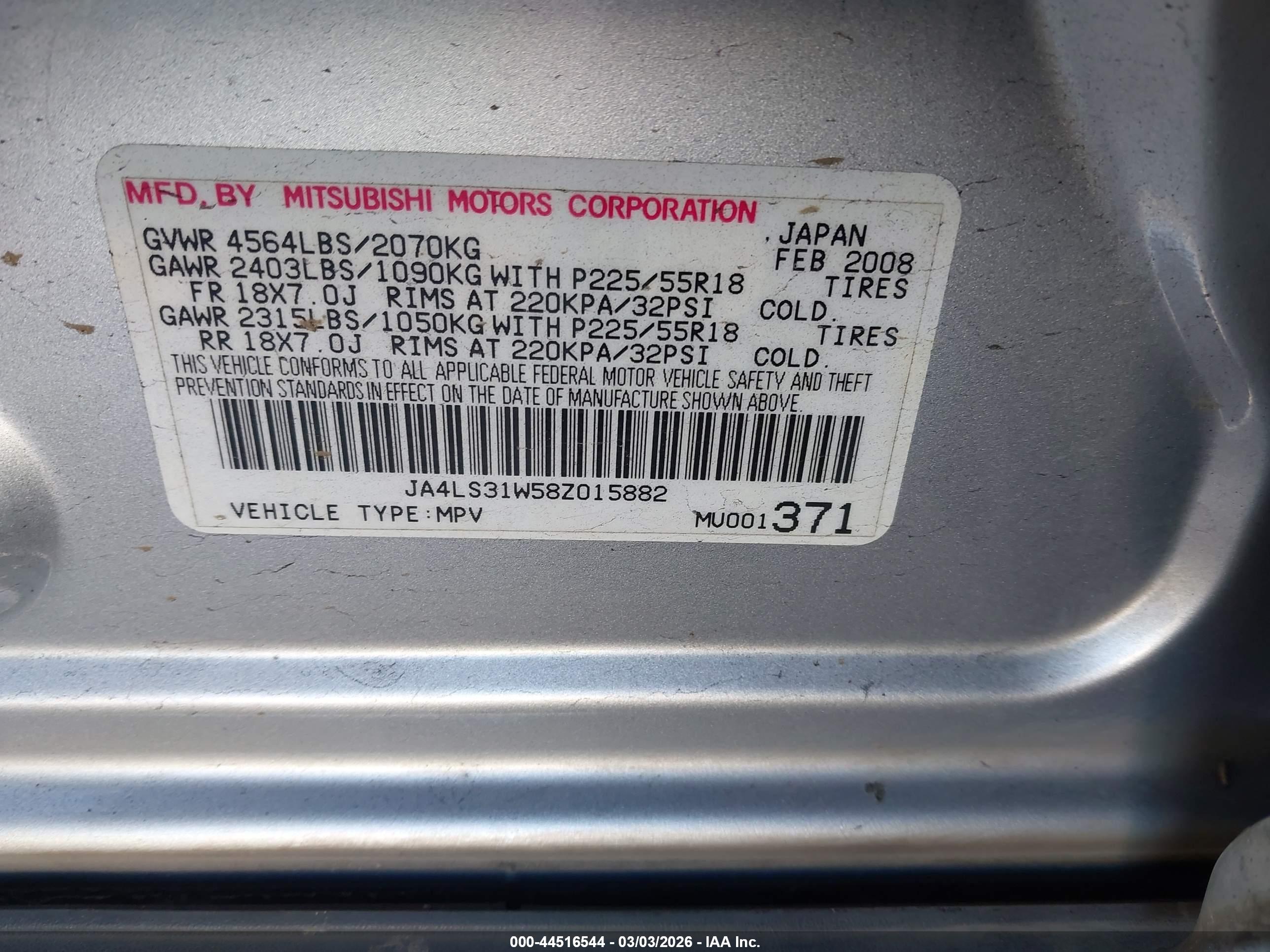 MITSUBISHI OUTLANDER image 9