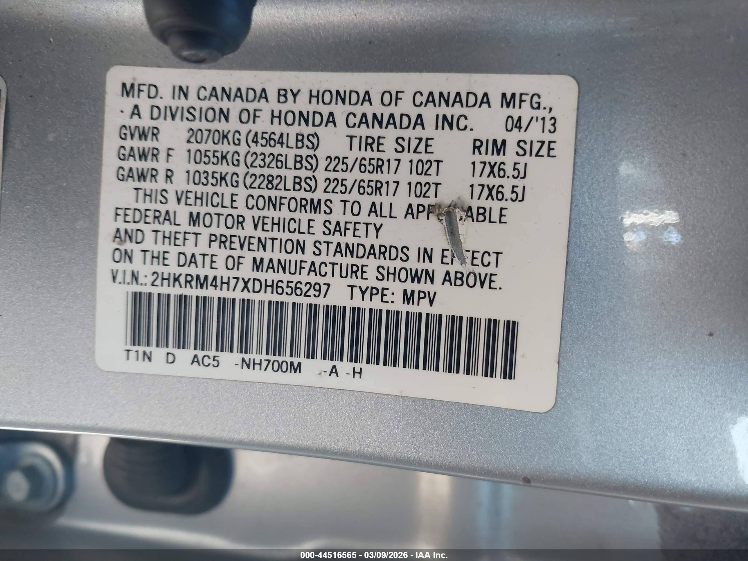 HONDA CR-V image 9