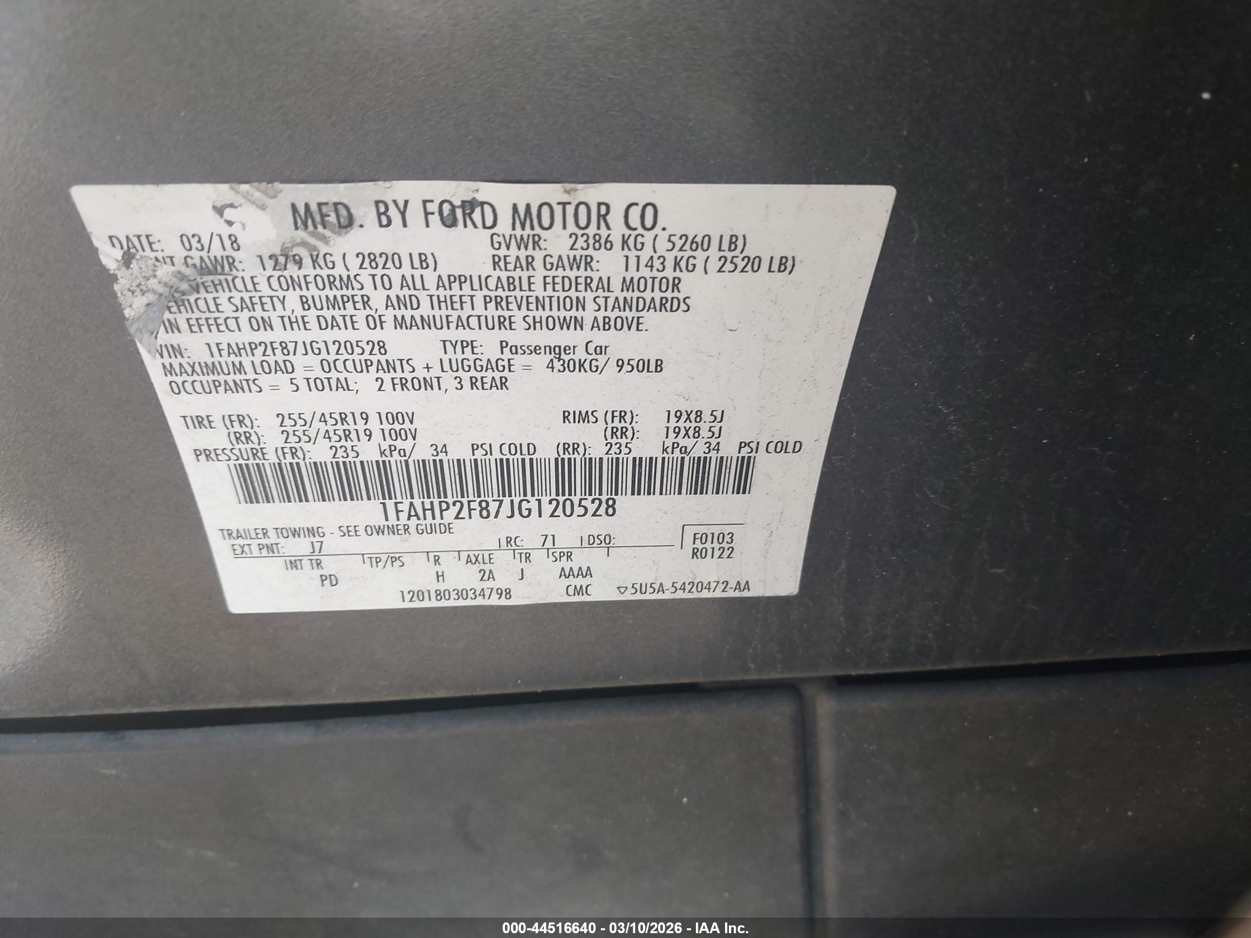 FORD TAURUS image 9