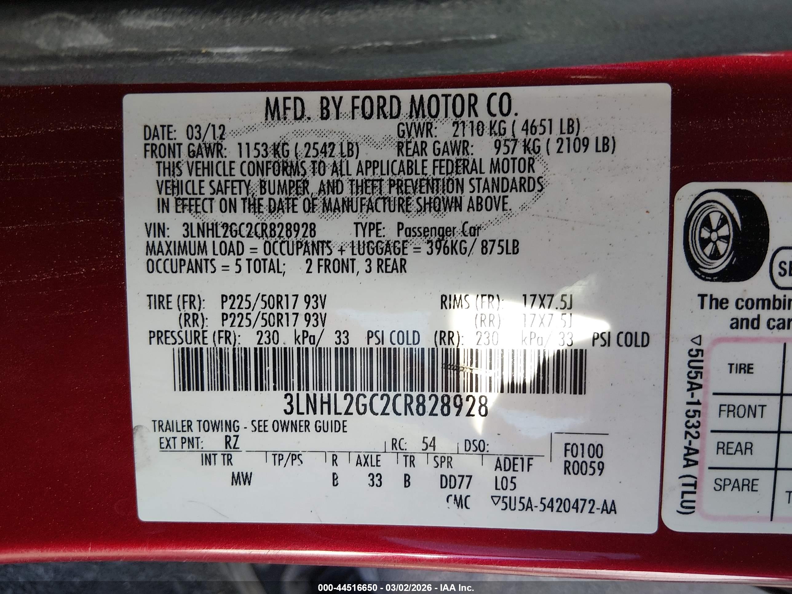 LINCOLN MKZ image 9