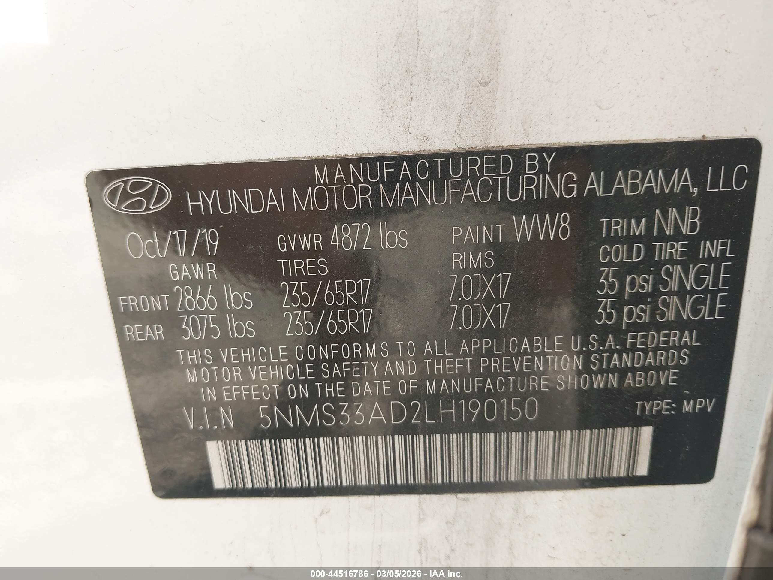HYUNDAI SANTA image 9