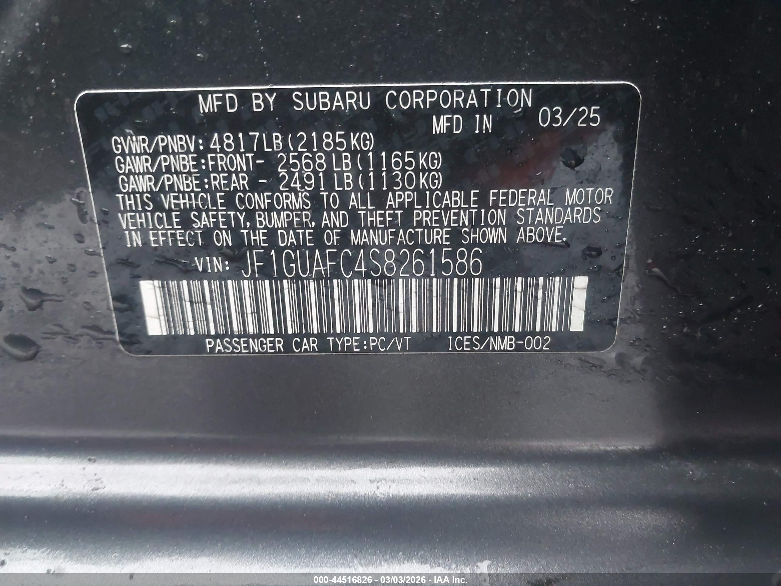 SUBARU IMPREZA image 9
