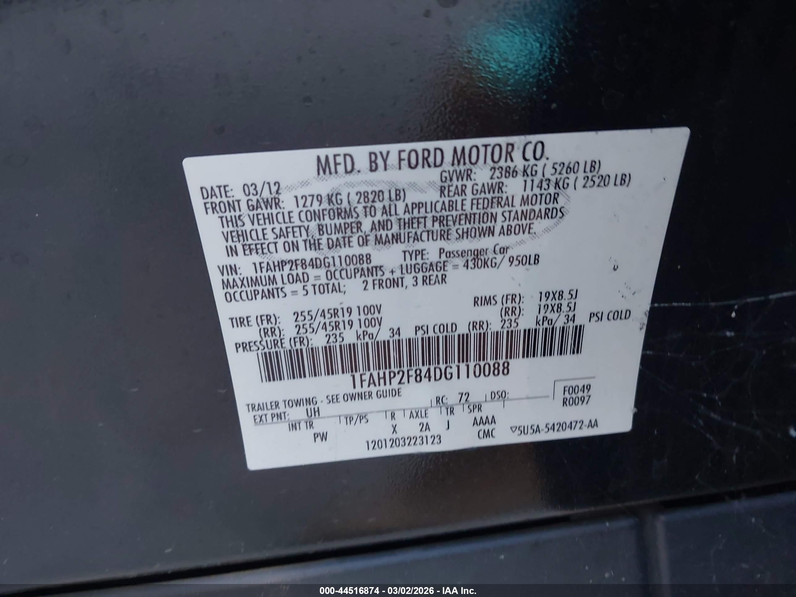 FORD TAURUS image 9