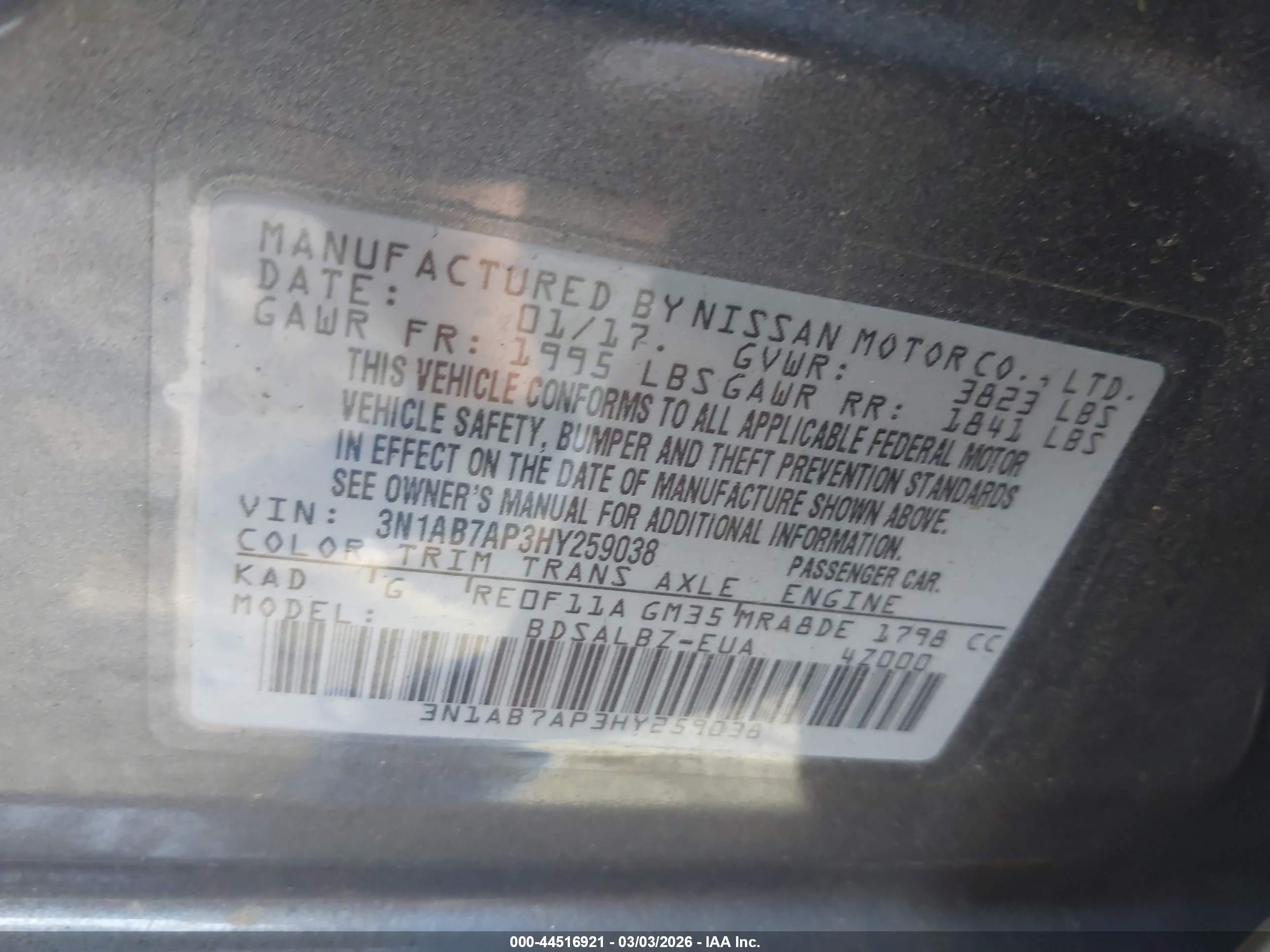 NISSAN SENTRA image 9