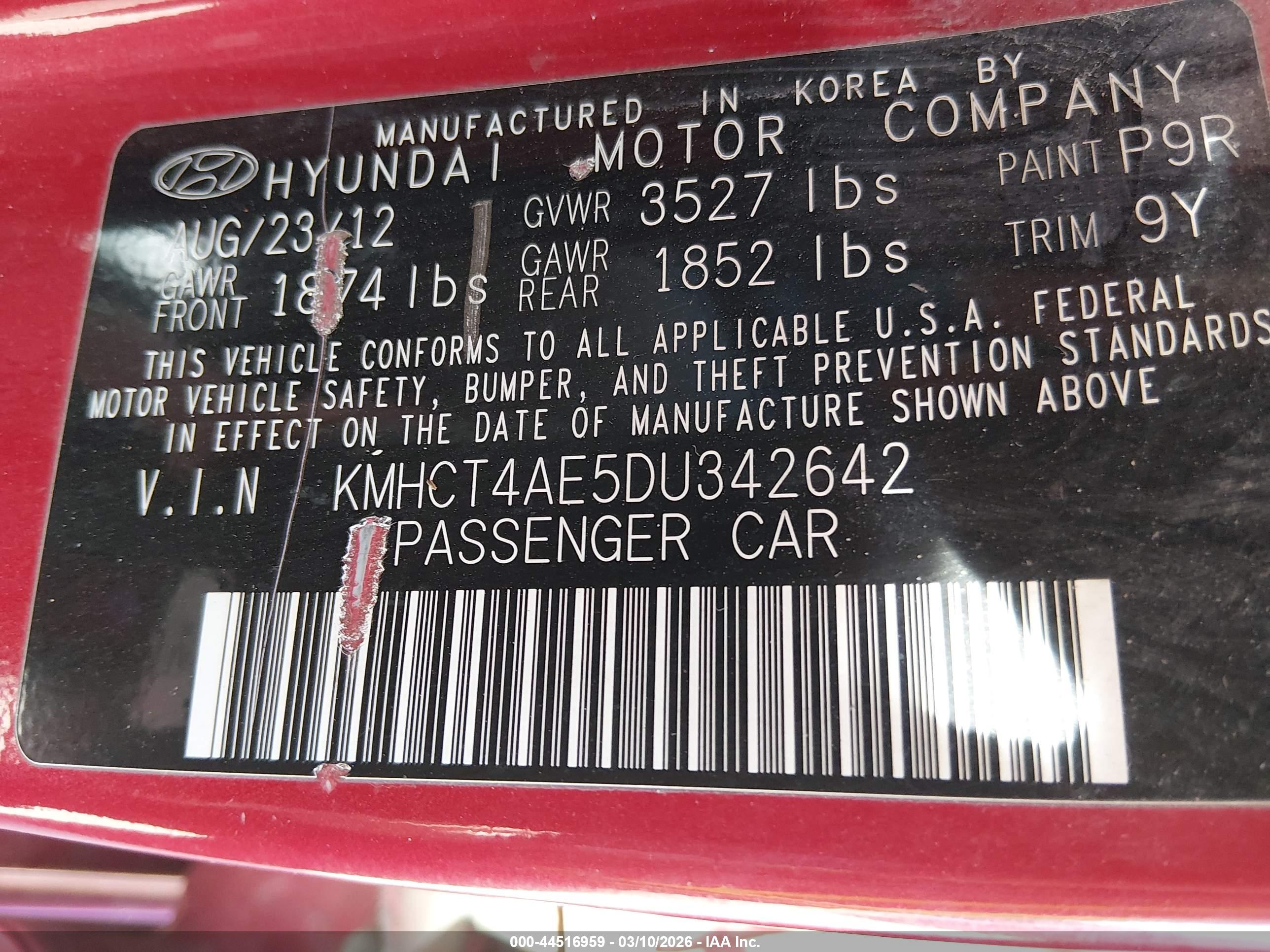 HYUNDAI ACCENT image 9