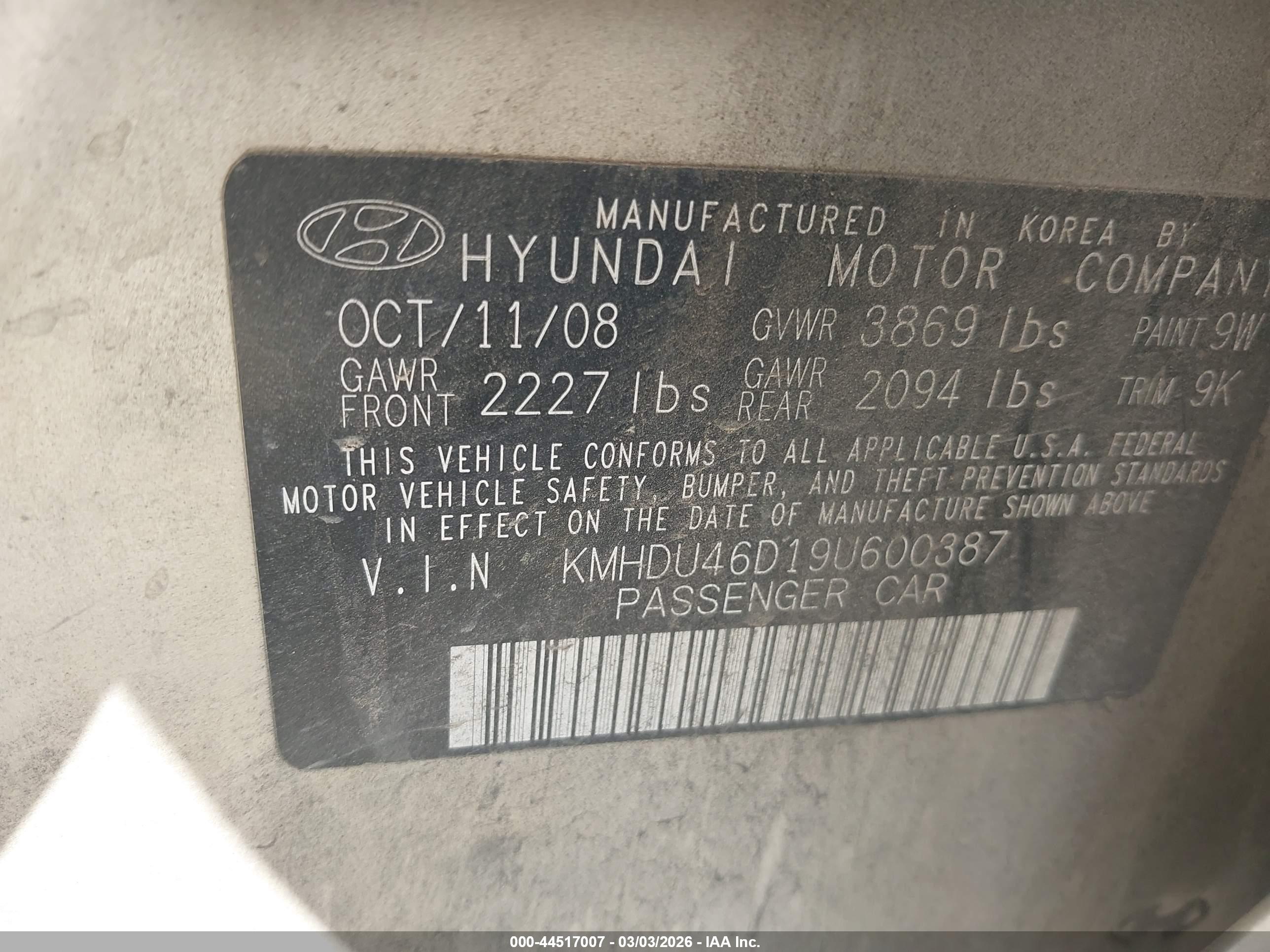 HYUNDAI ELANTRA image 9