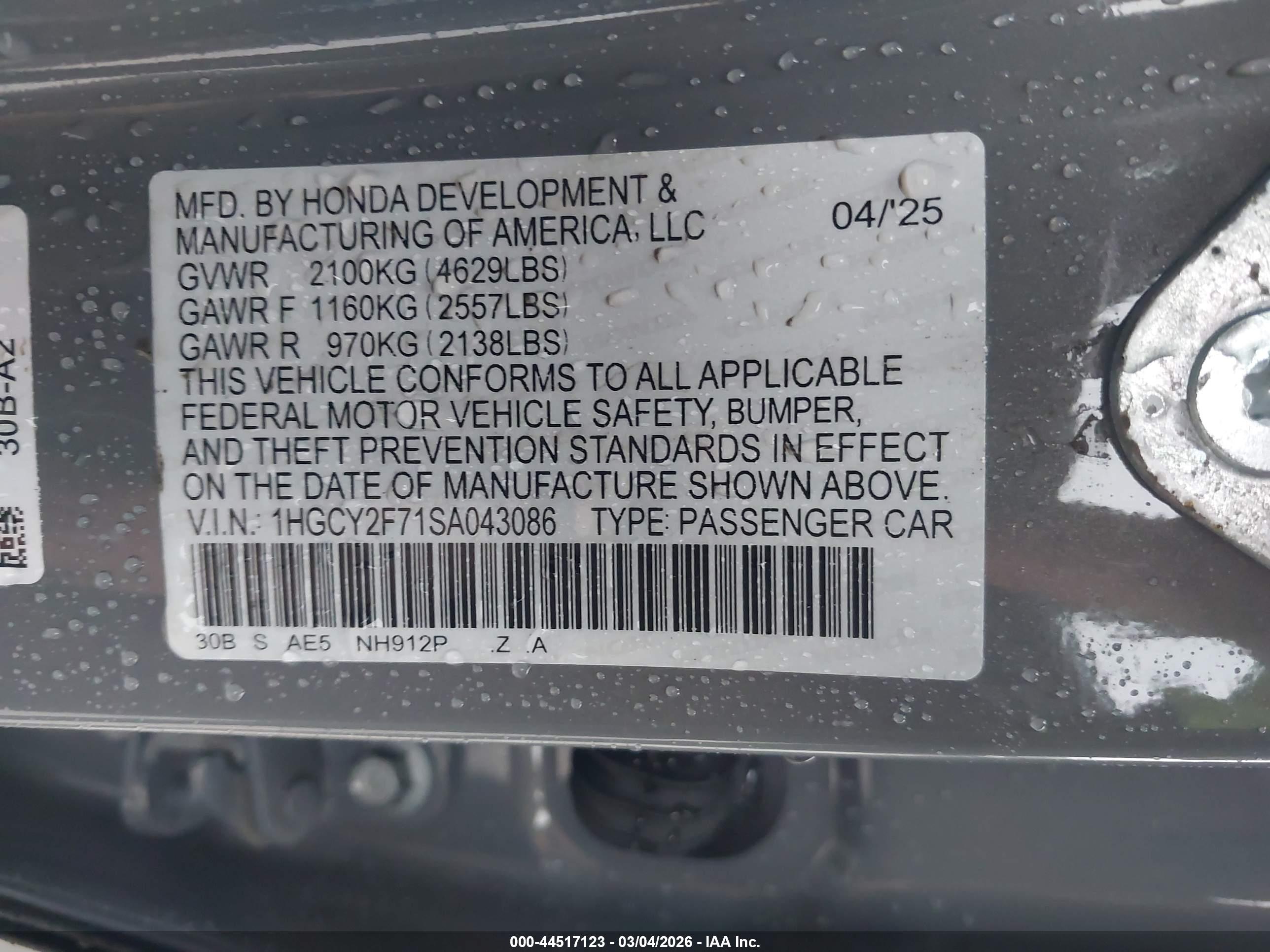 HONDA ACCORD image 9