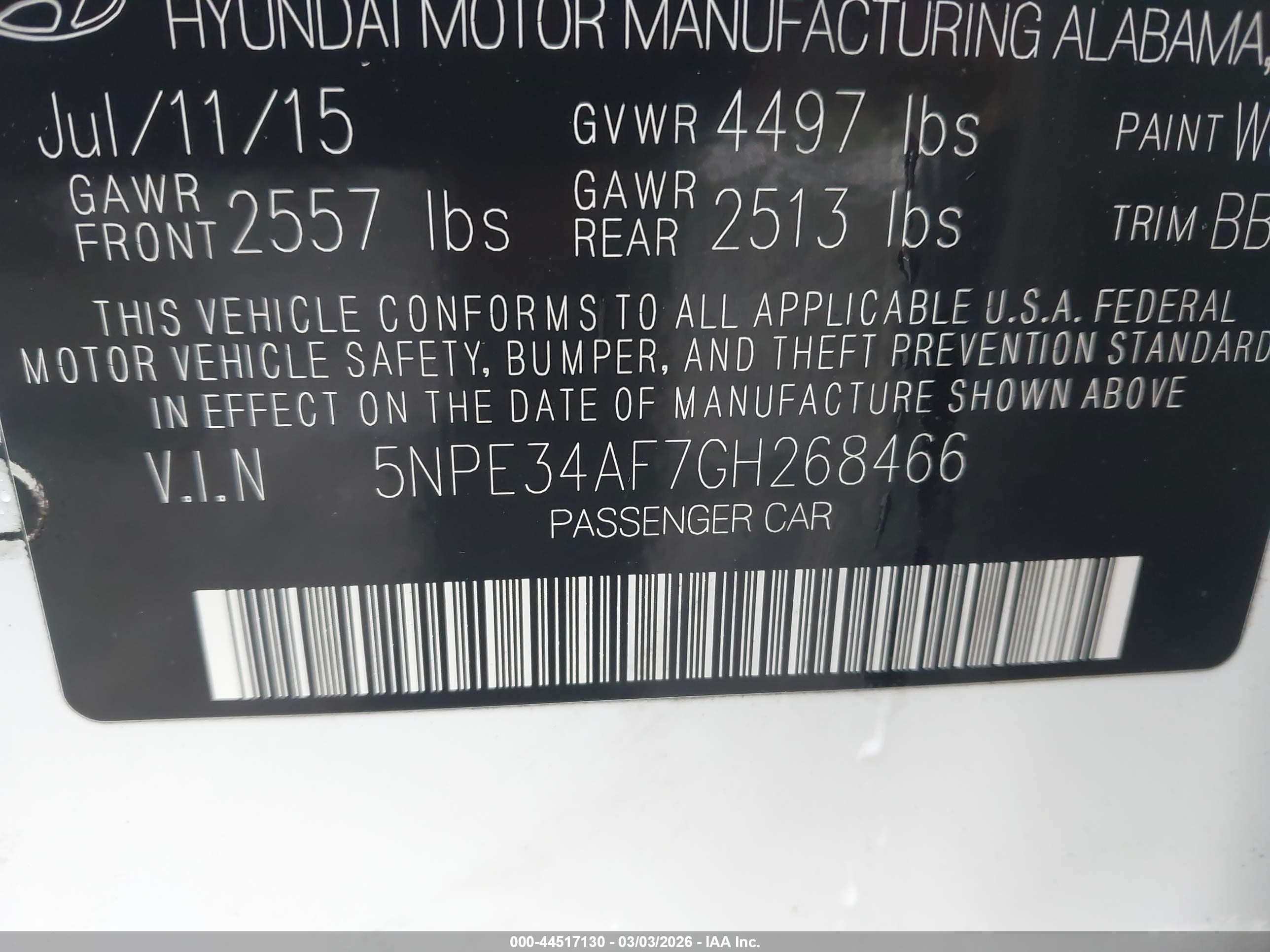 HYUNDAI SONATA image 9
