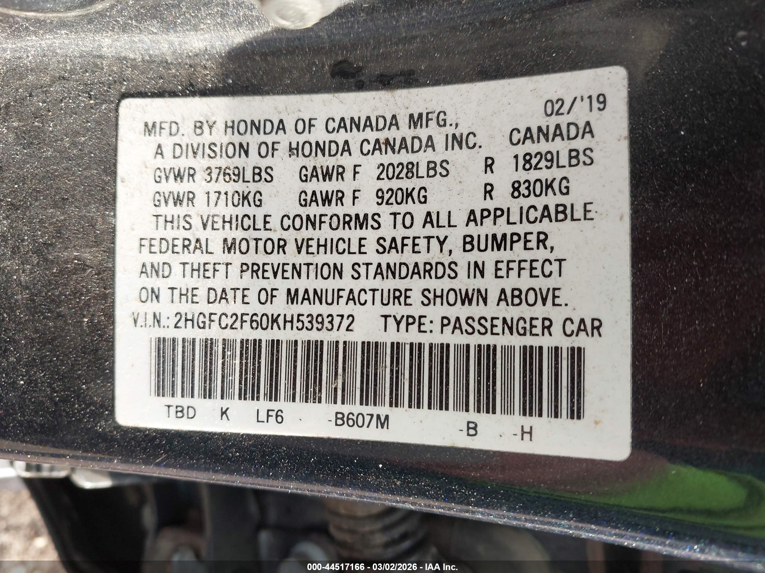 HONDA CIVIC image 9