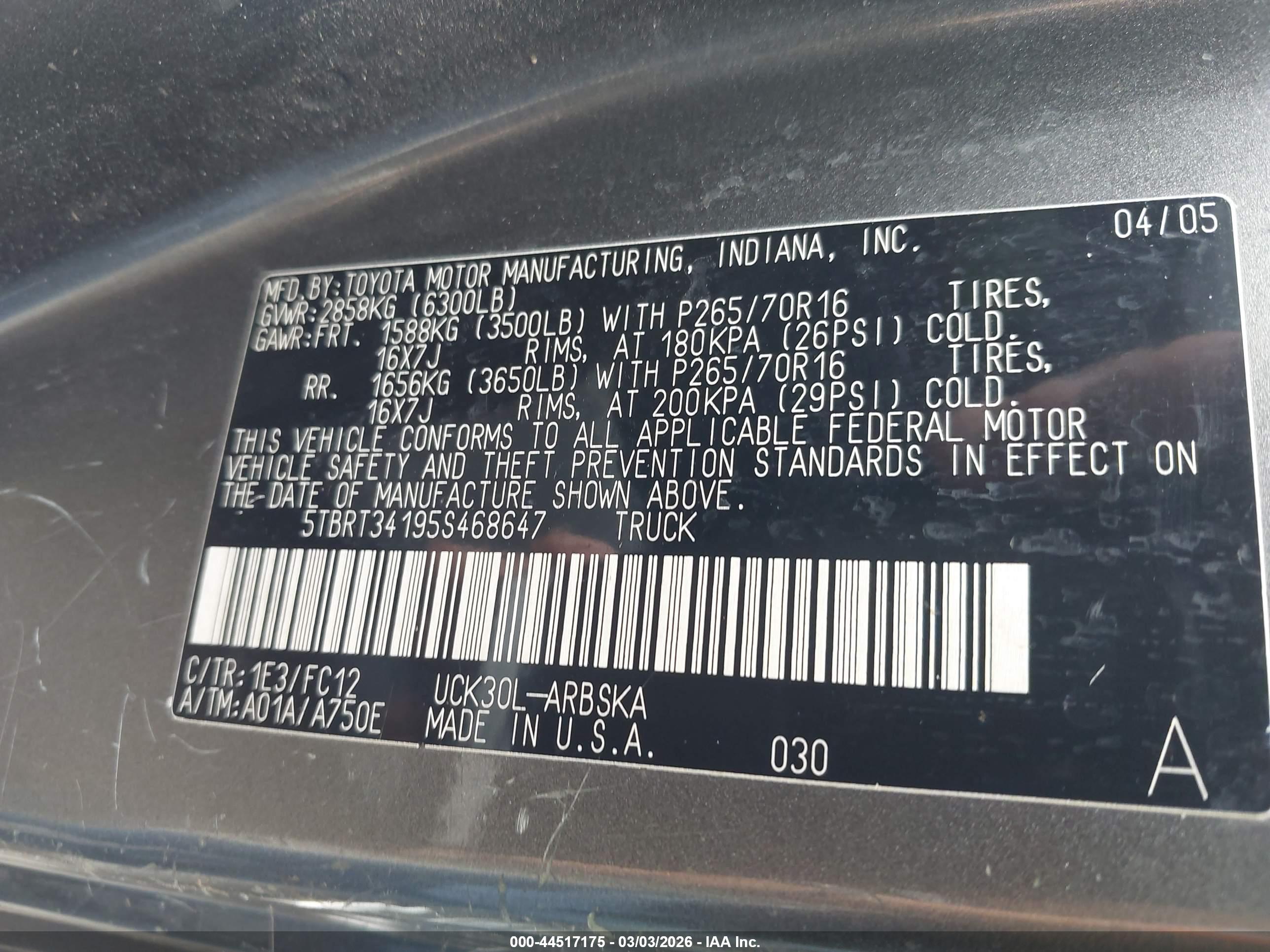 TOYOTA TUNDRA image 9