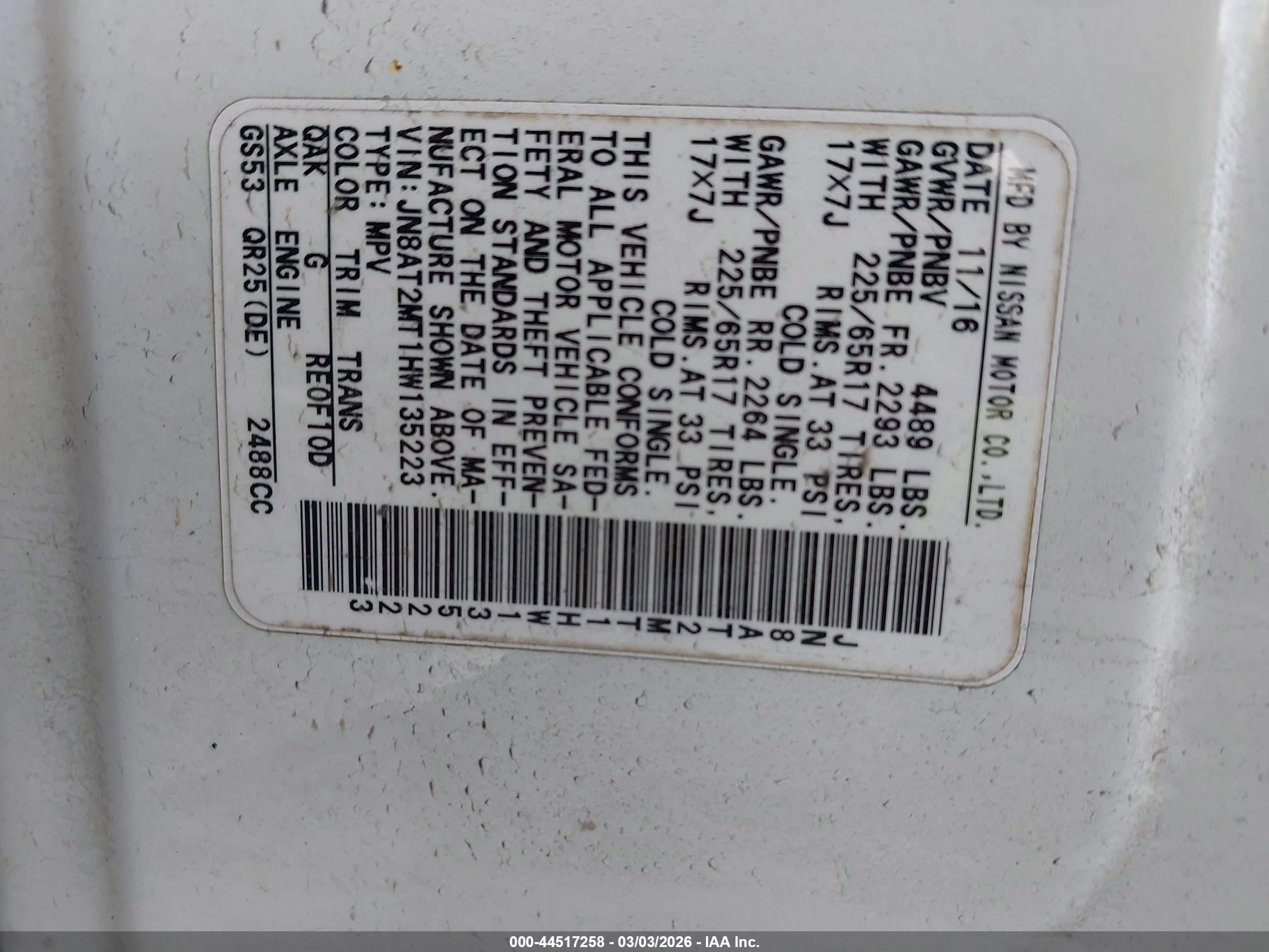NISSAN ROGUE image 9