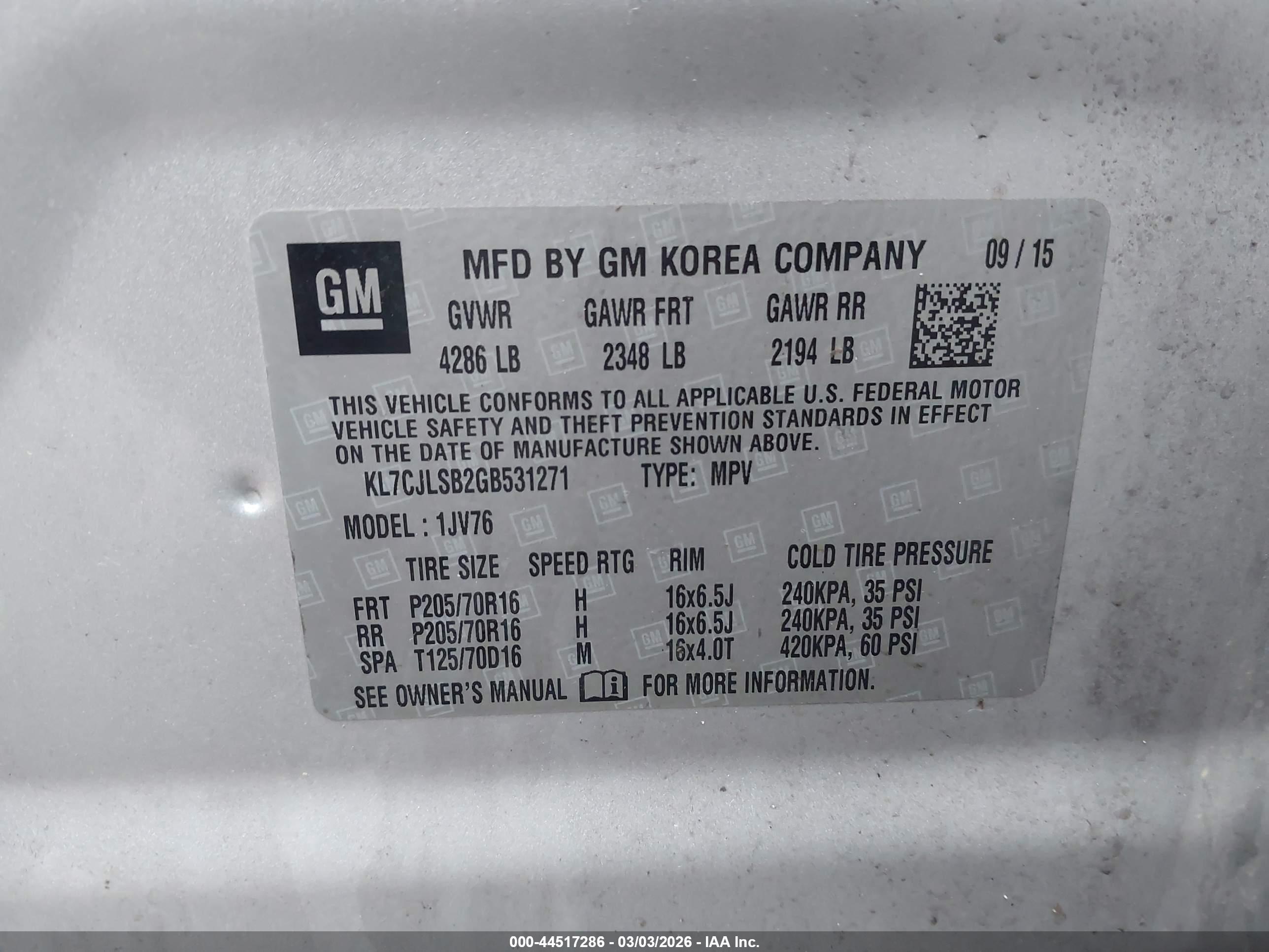 CHEVROLET TRAX image 9