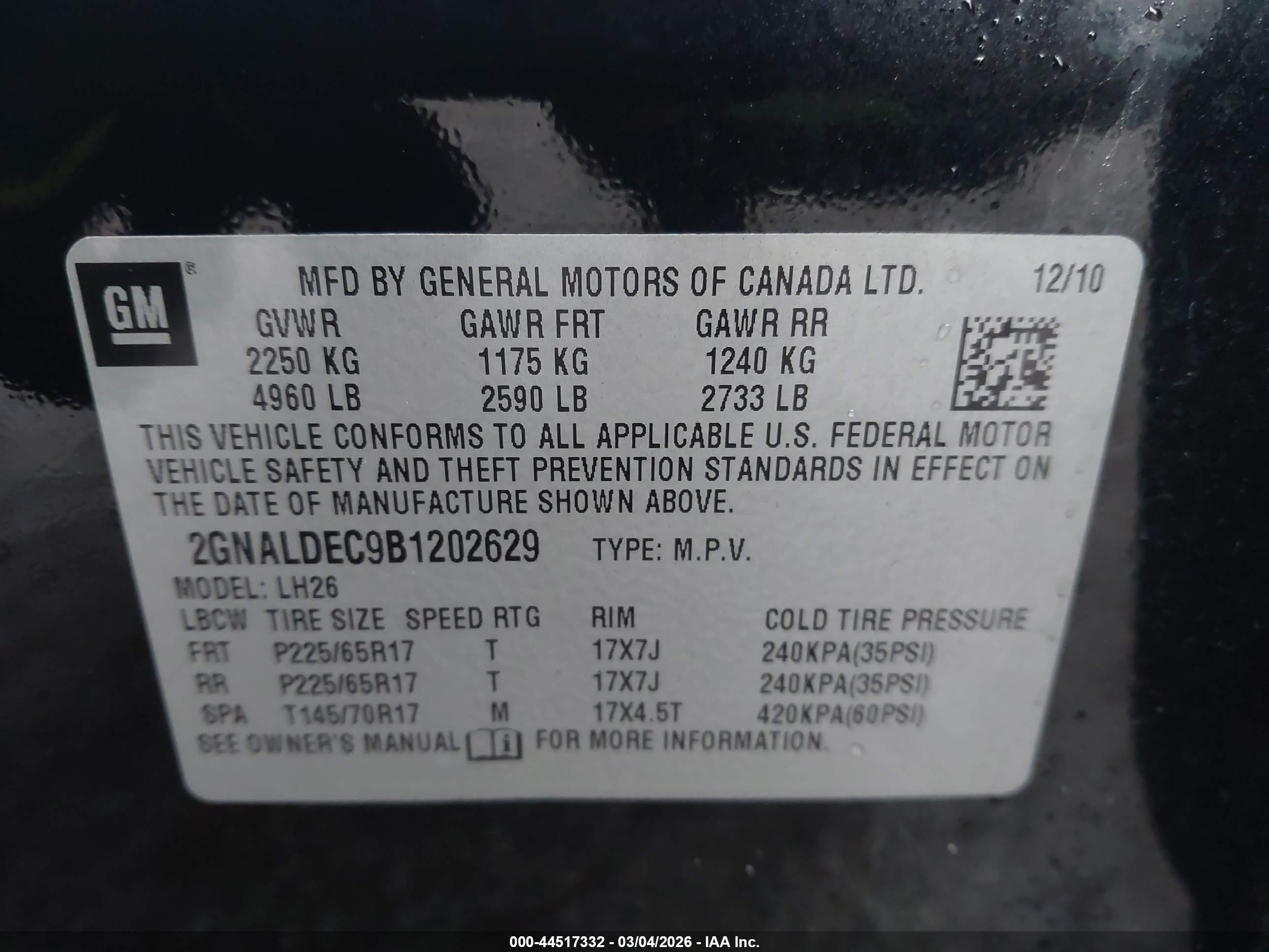 CHEVROLET EQUINOX image 9
