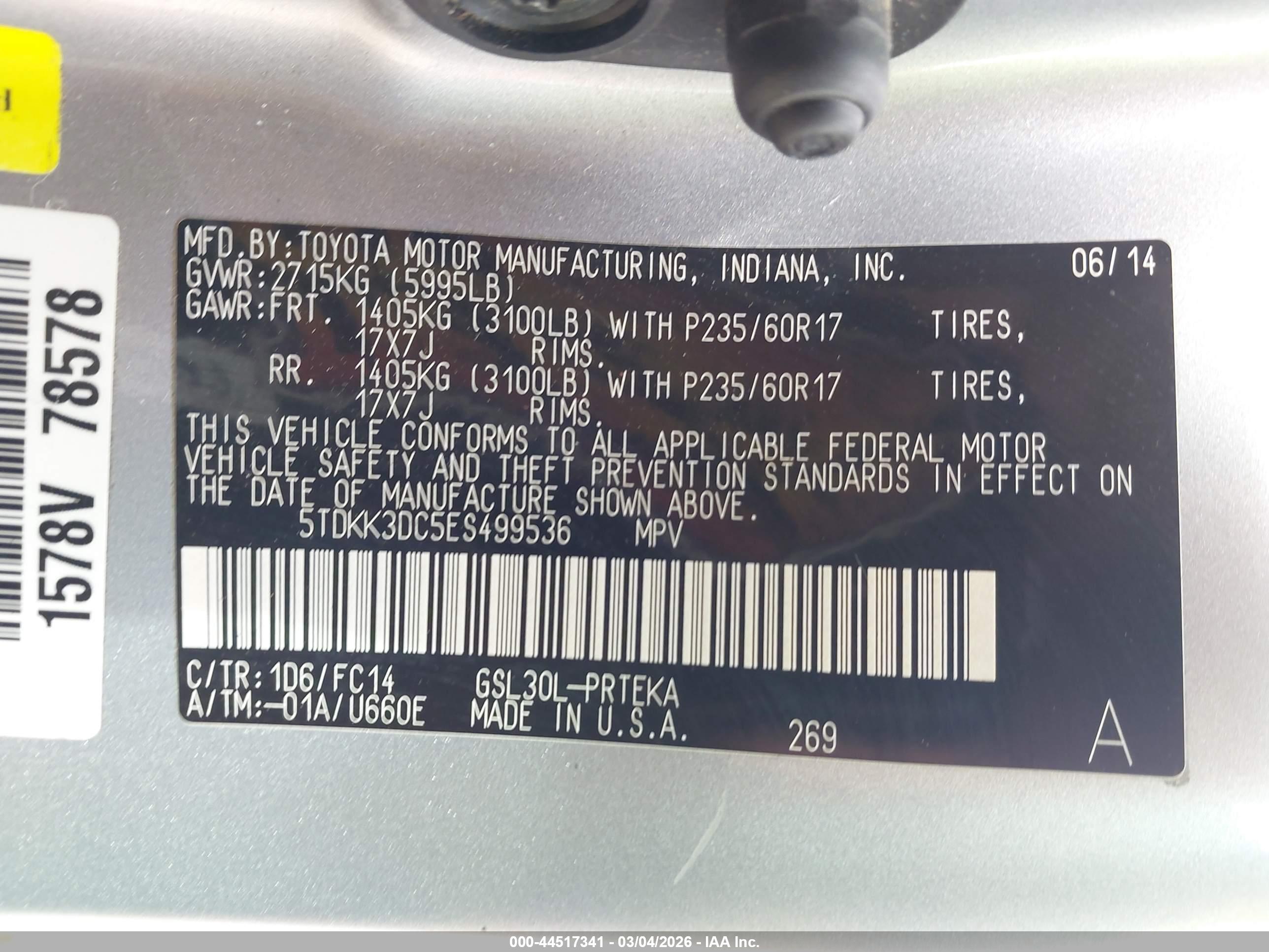 TOYOTA SIENNA image 9