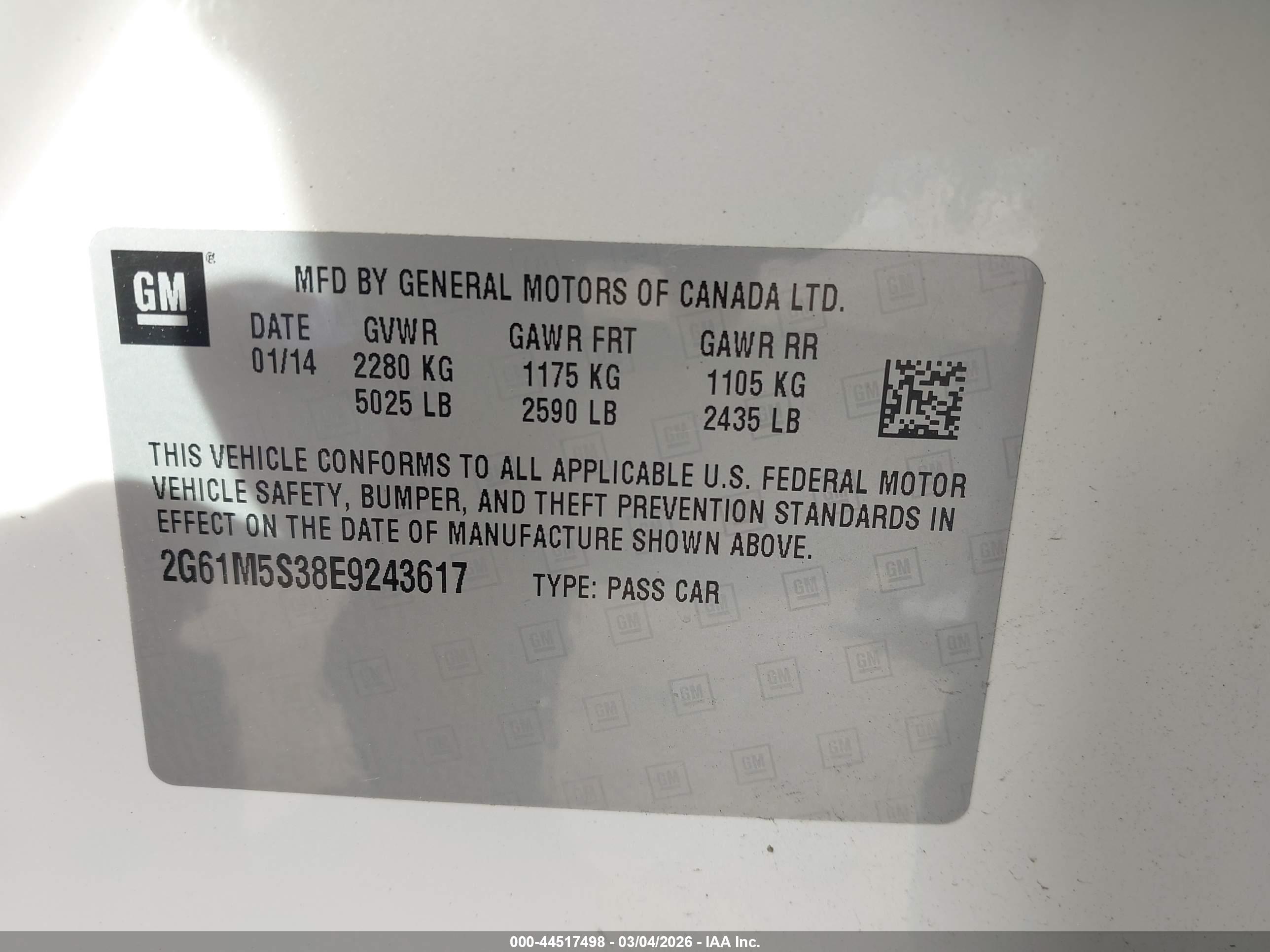 CADILLAC XTS image 9