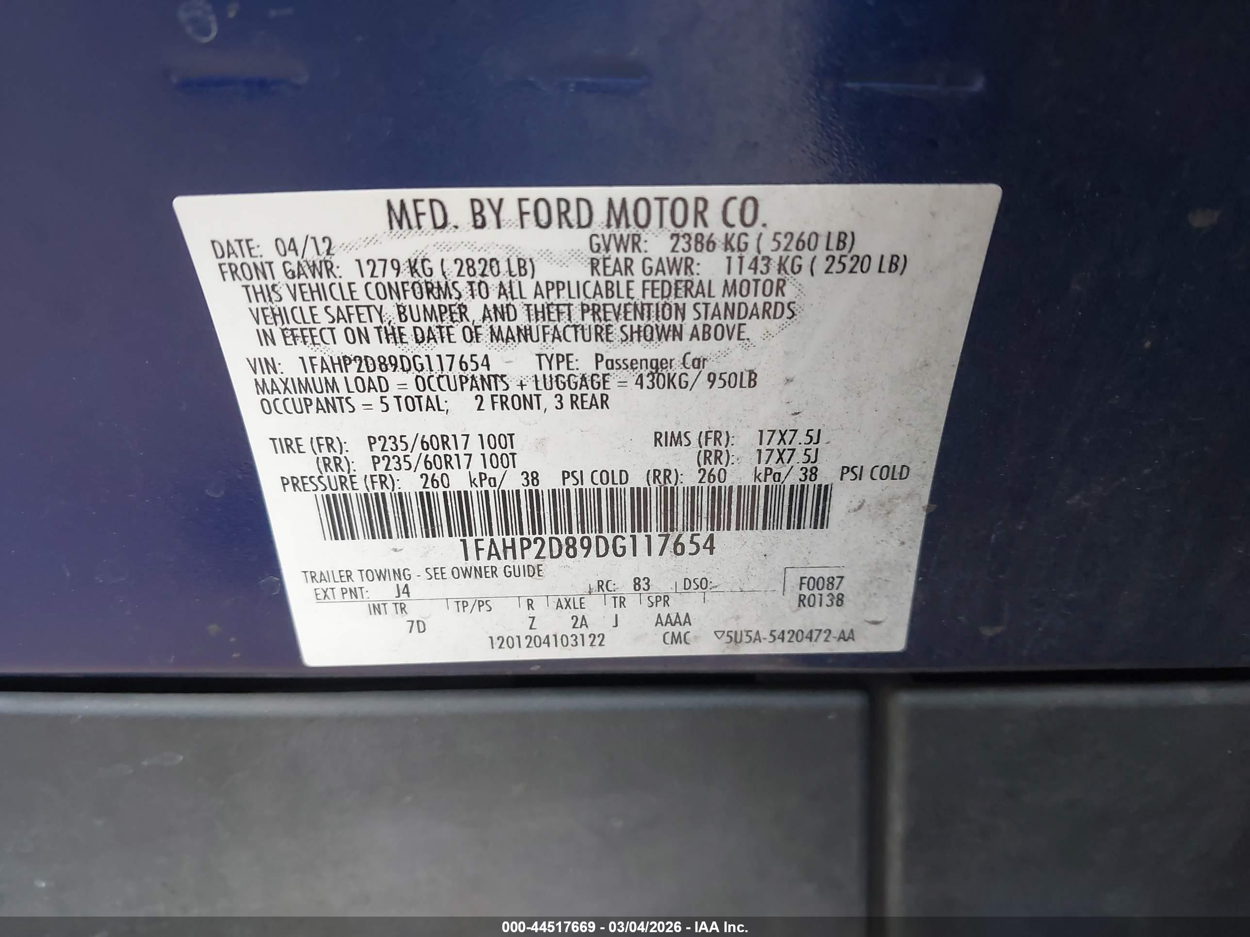 FORD TAURUS image 9