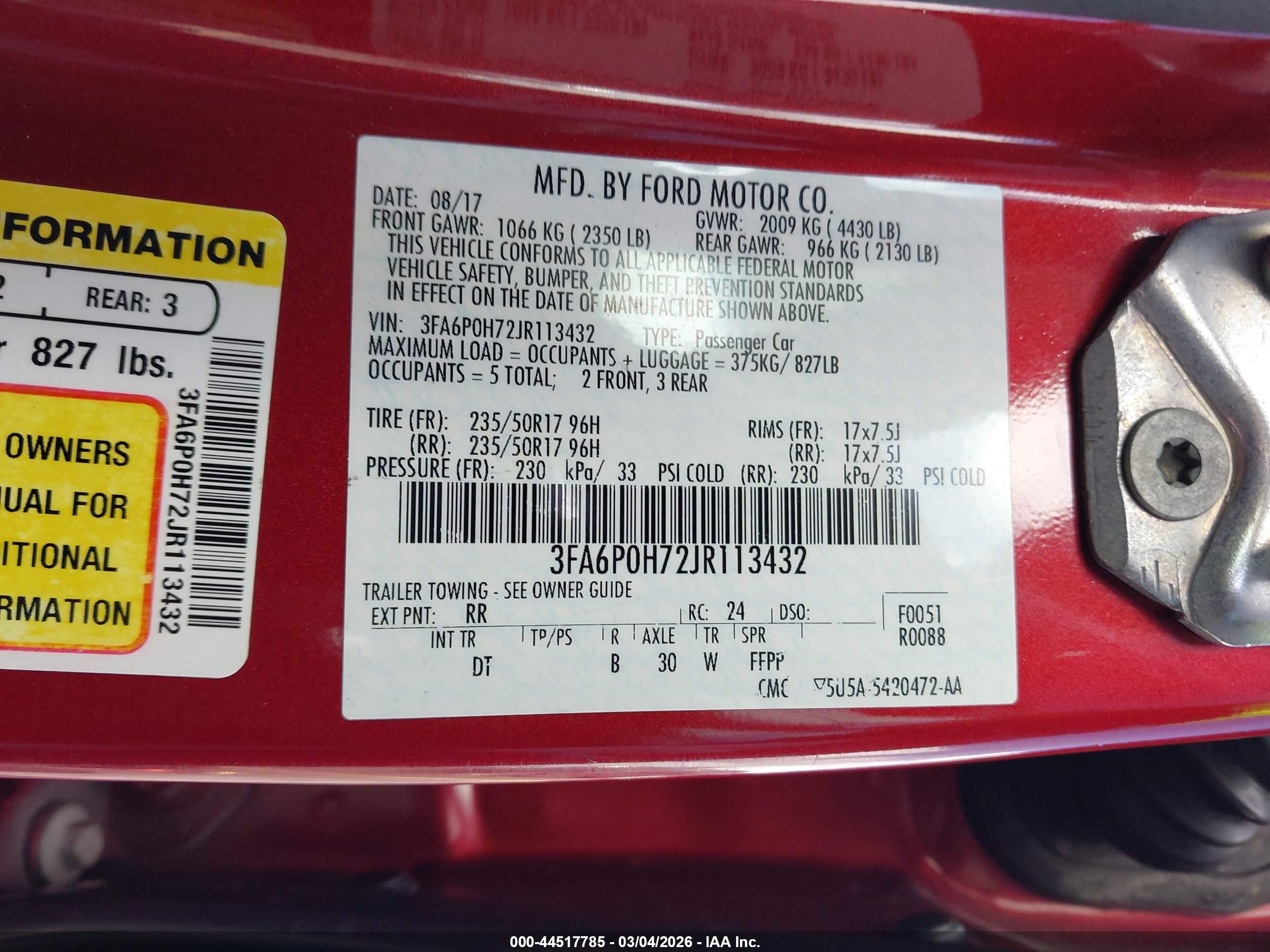 FORD FUSION image 9