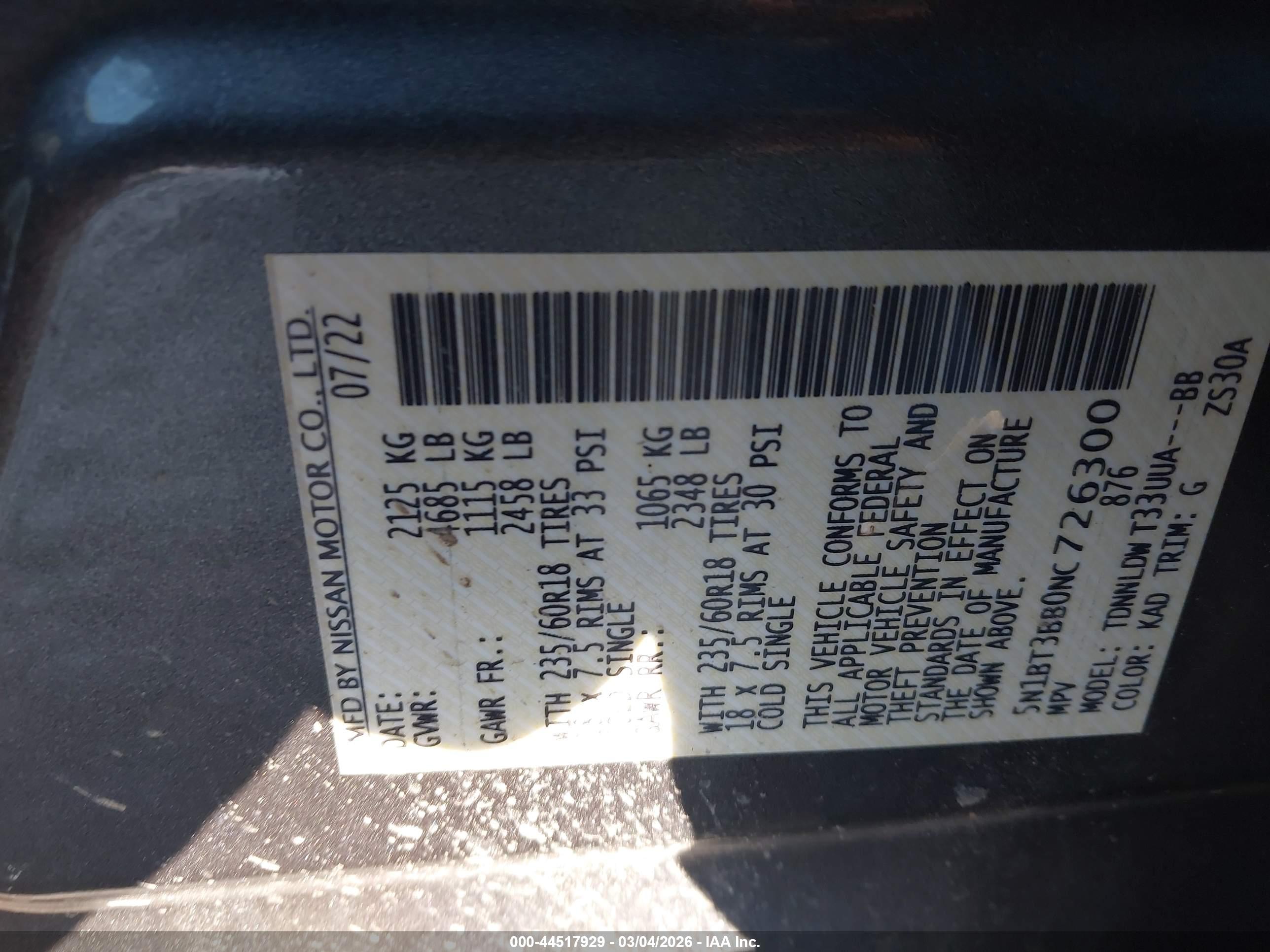 NISSAN ROGUE image 9