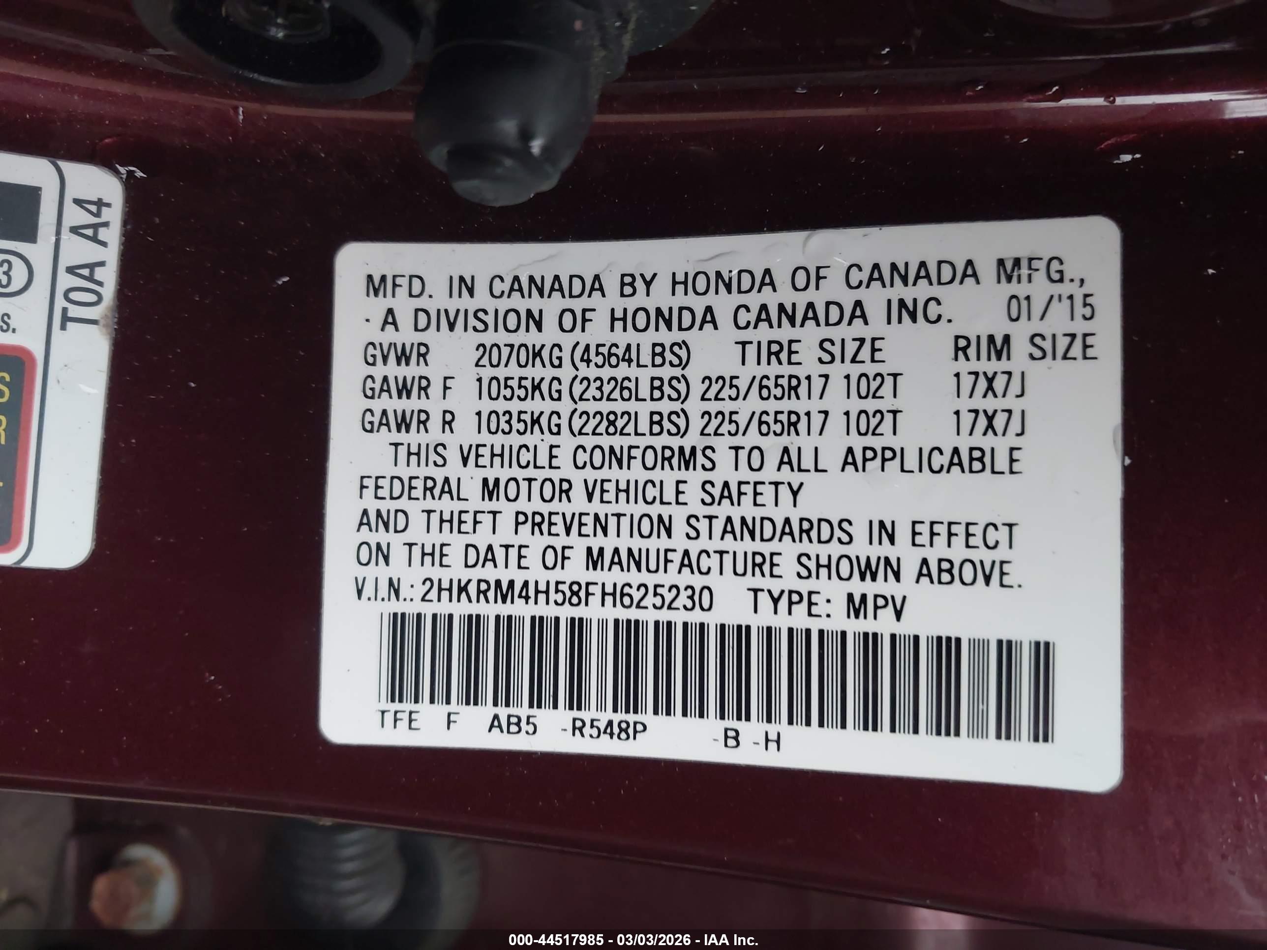 HONDA CR-V image 9