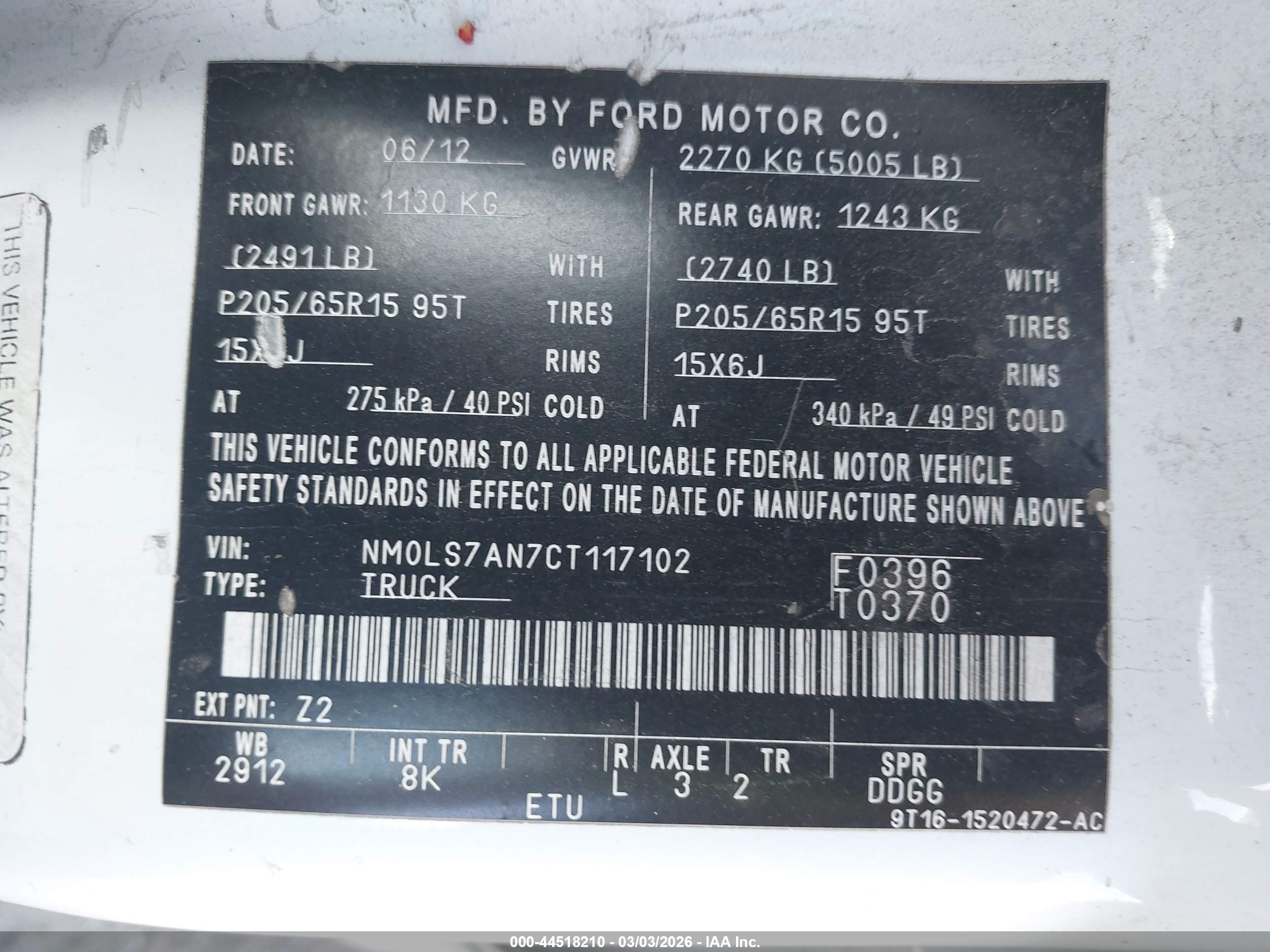 FORD TRANSIT image 9