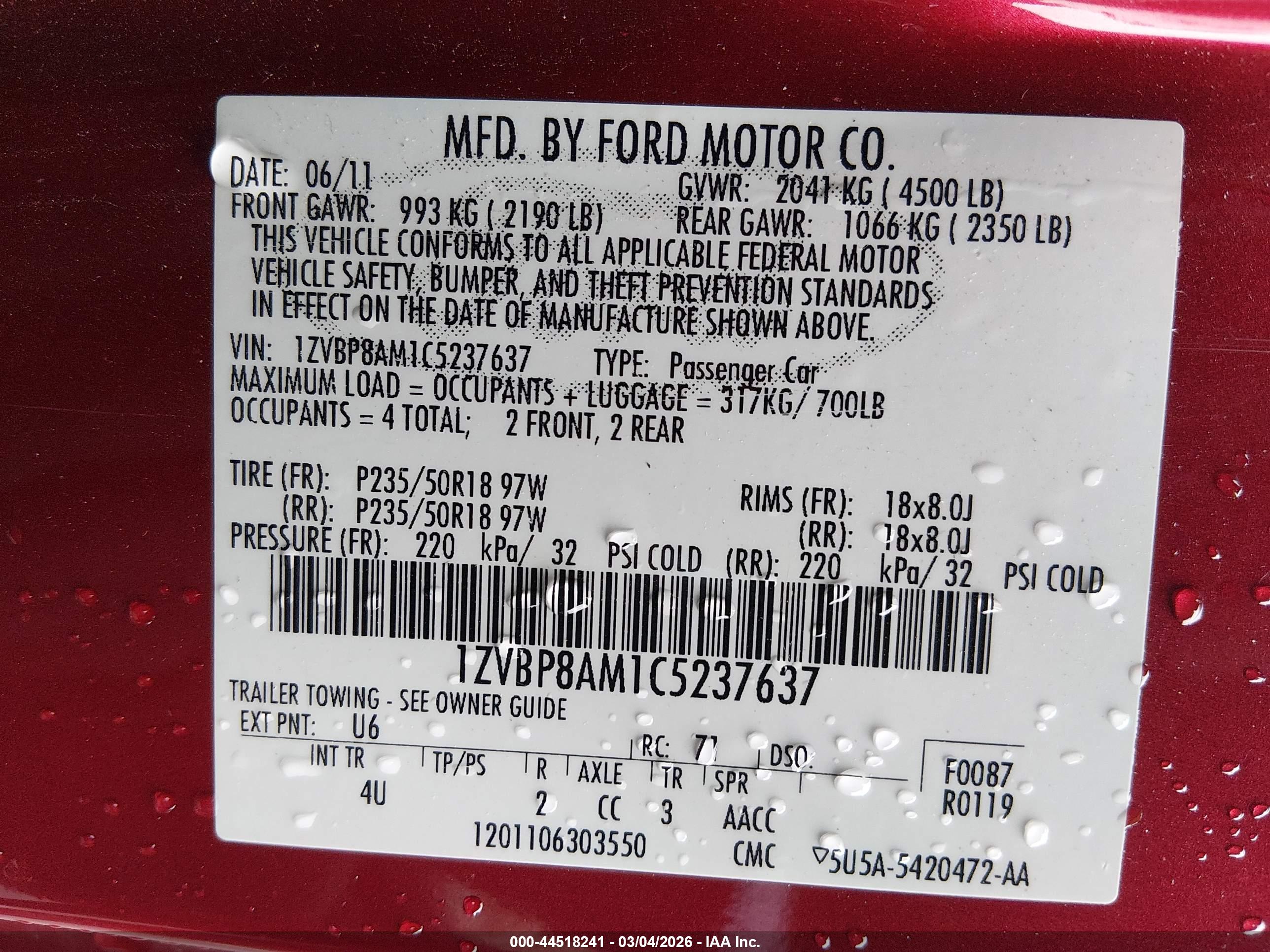 FORD MUSTANG image 9