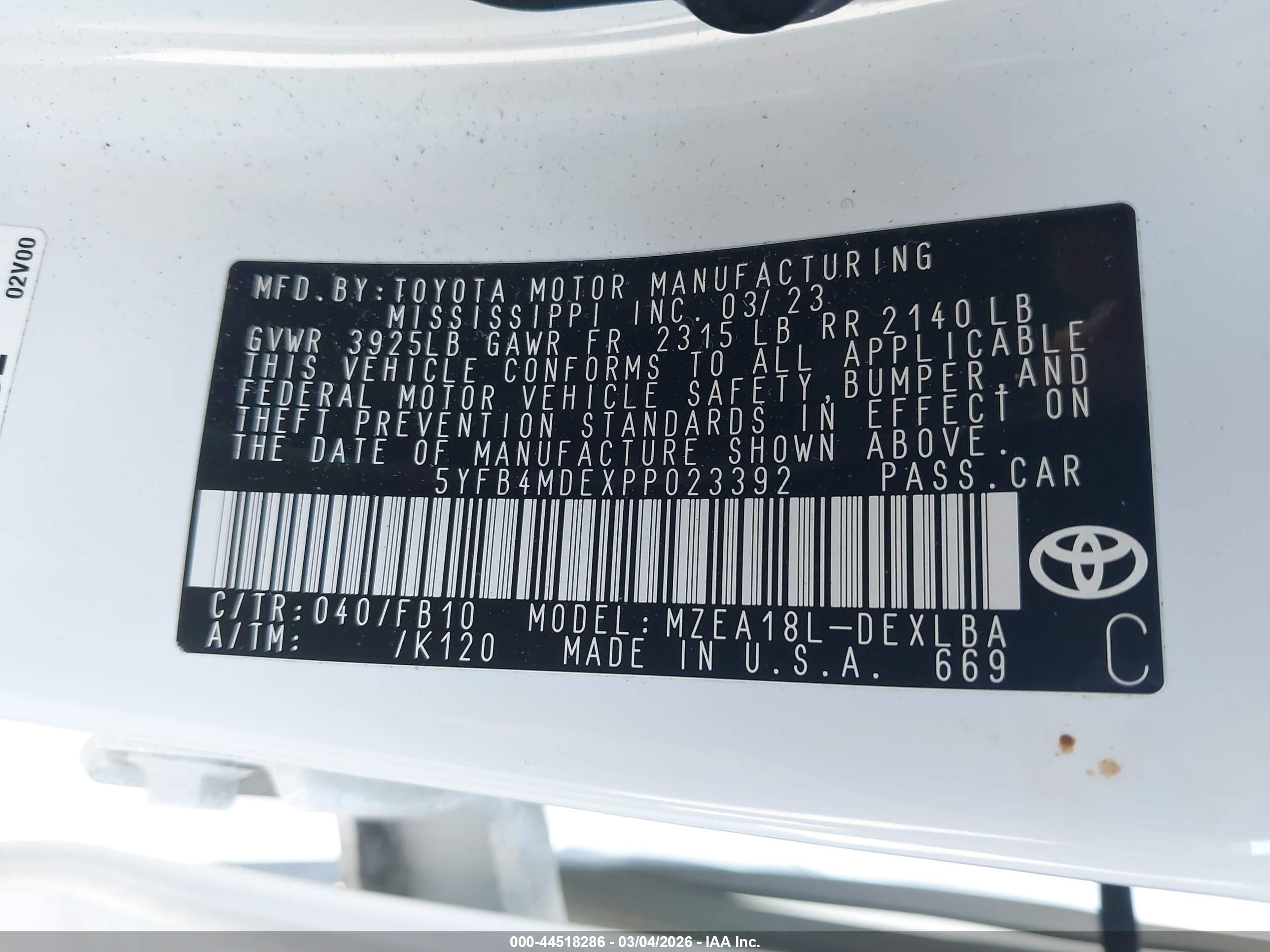 TOYOTA COROLLA image 9