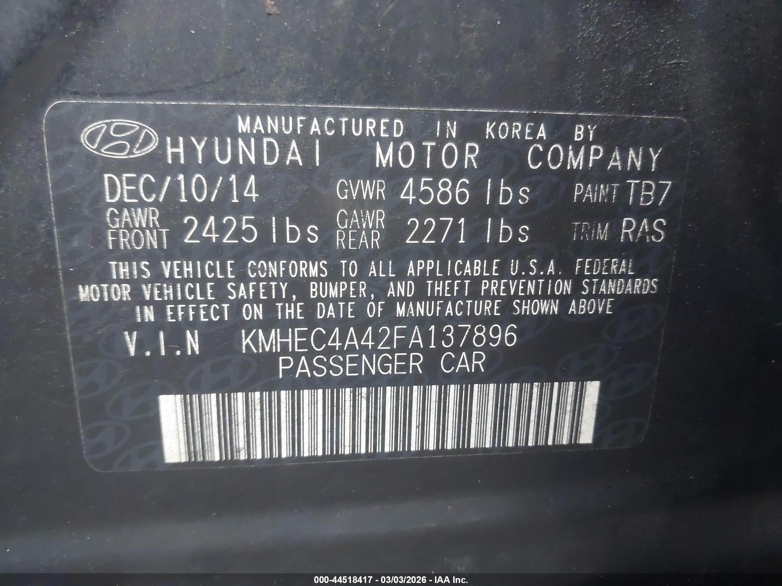 HYUNDAI SONATA image 9