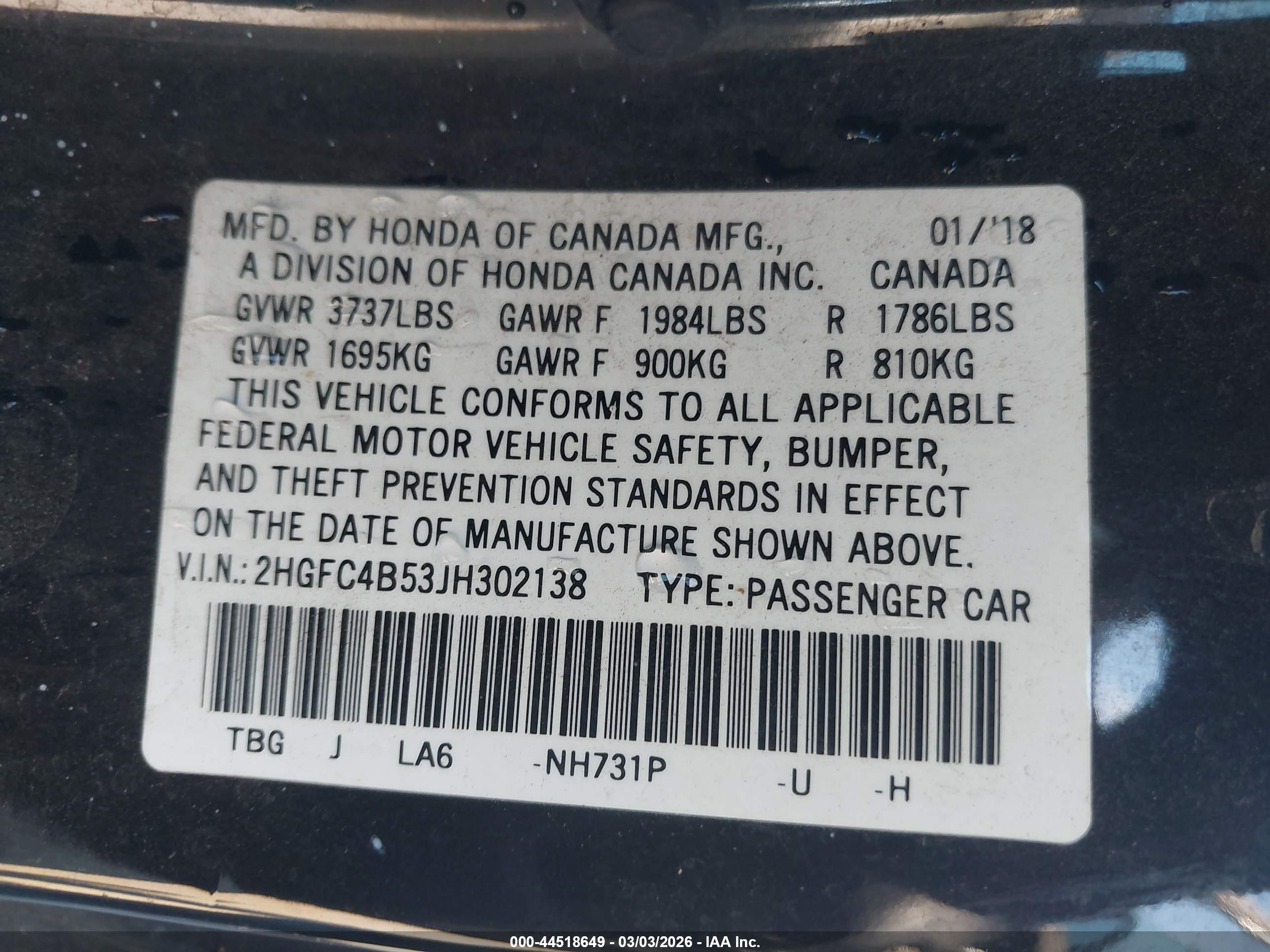 HONDA CIVIC image 9