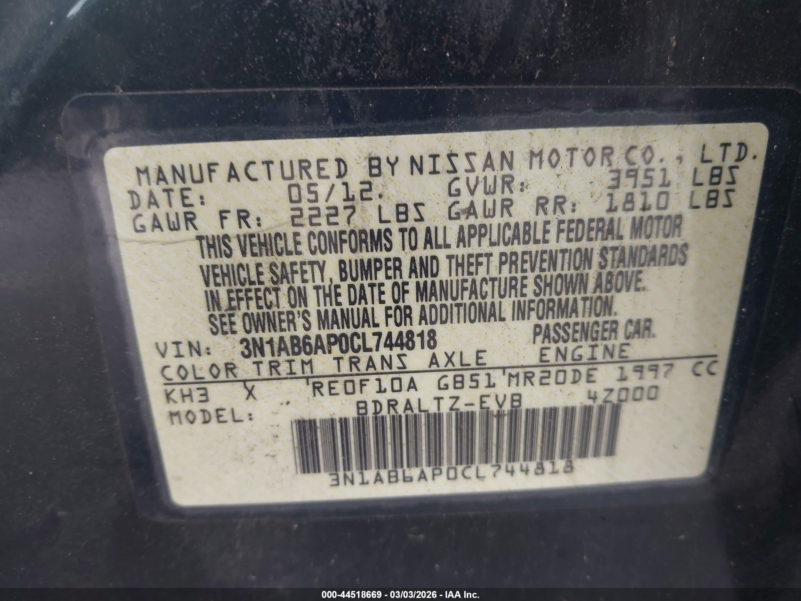 NISSAN SENTRA image 9