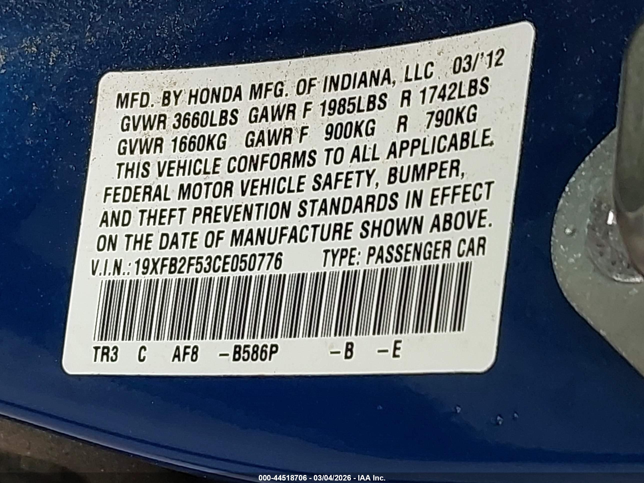 HONDA CIVIC image 9