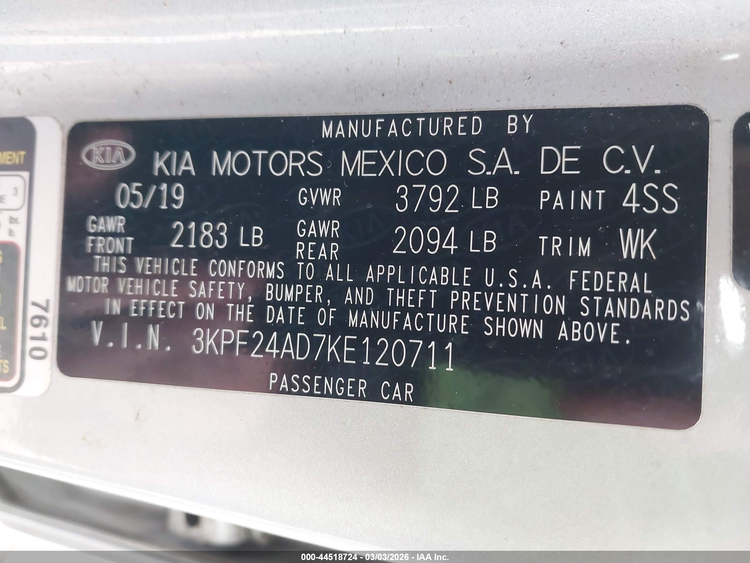 KIA FORTE image 9