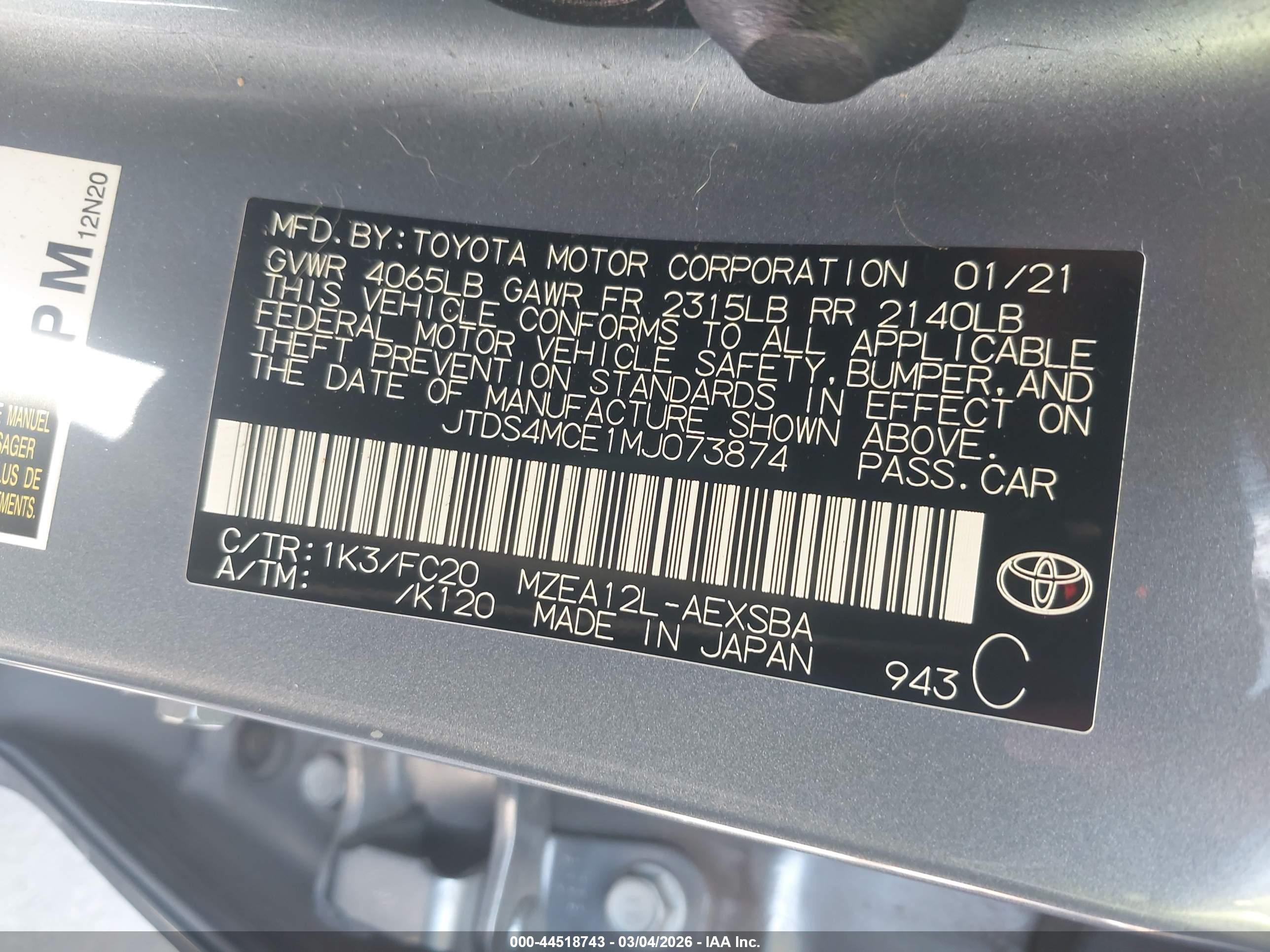 TOYOTA COROLLA image 9