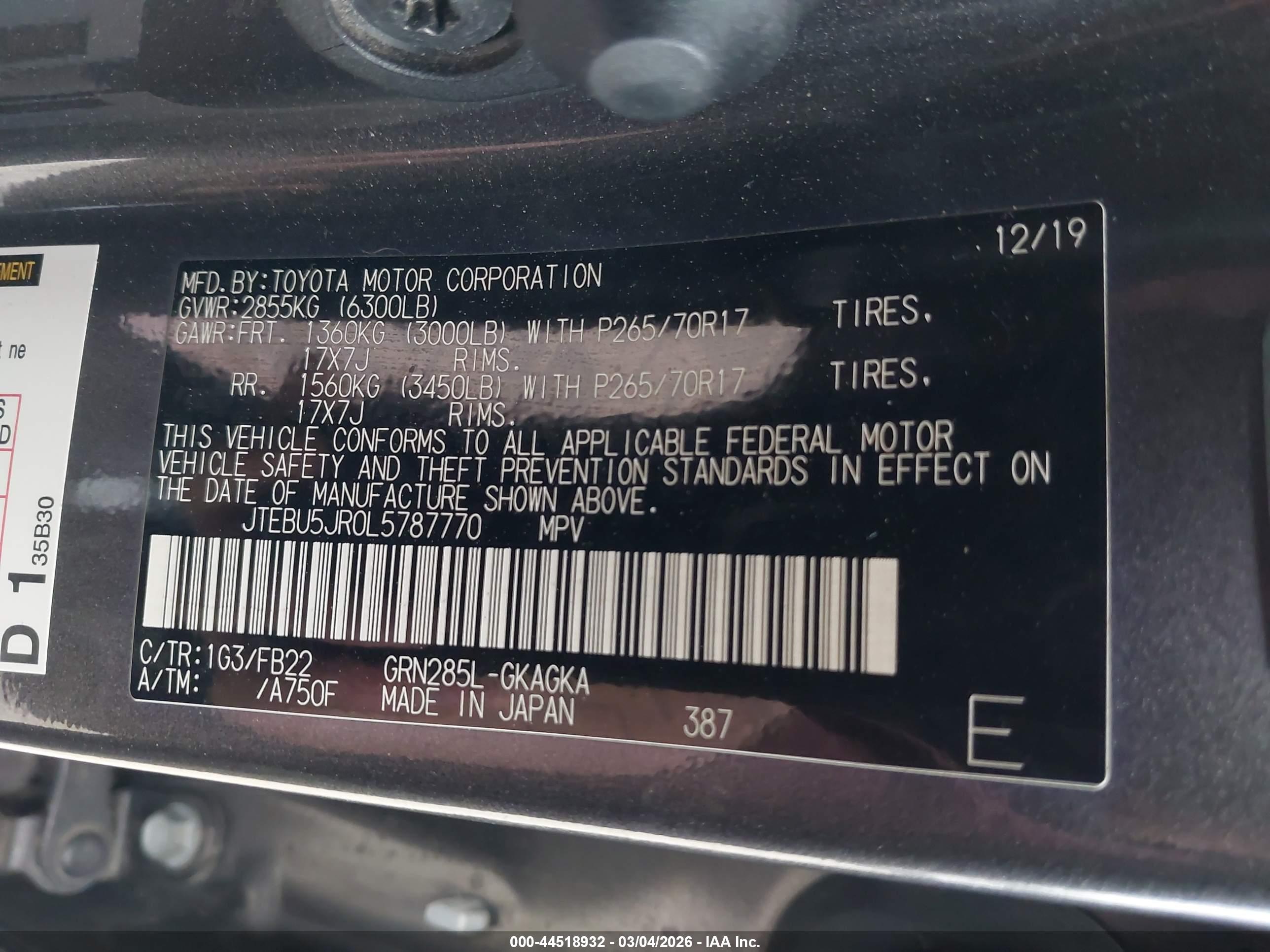 TOYOTA 4RUNNER image 9