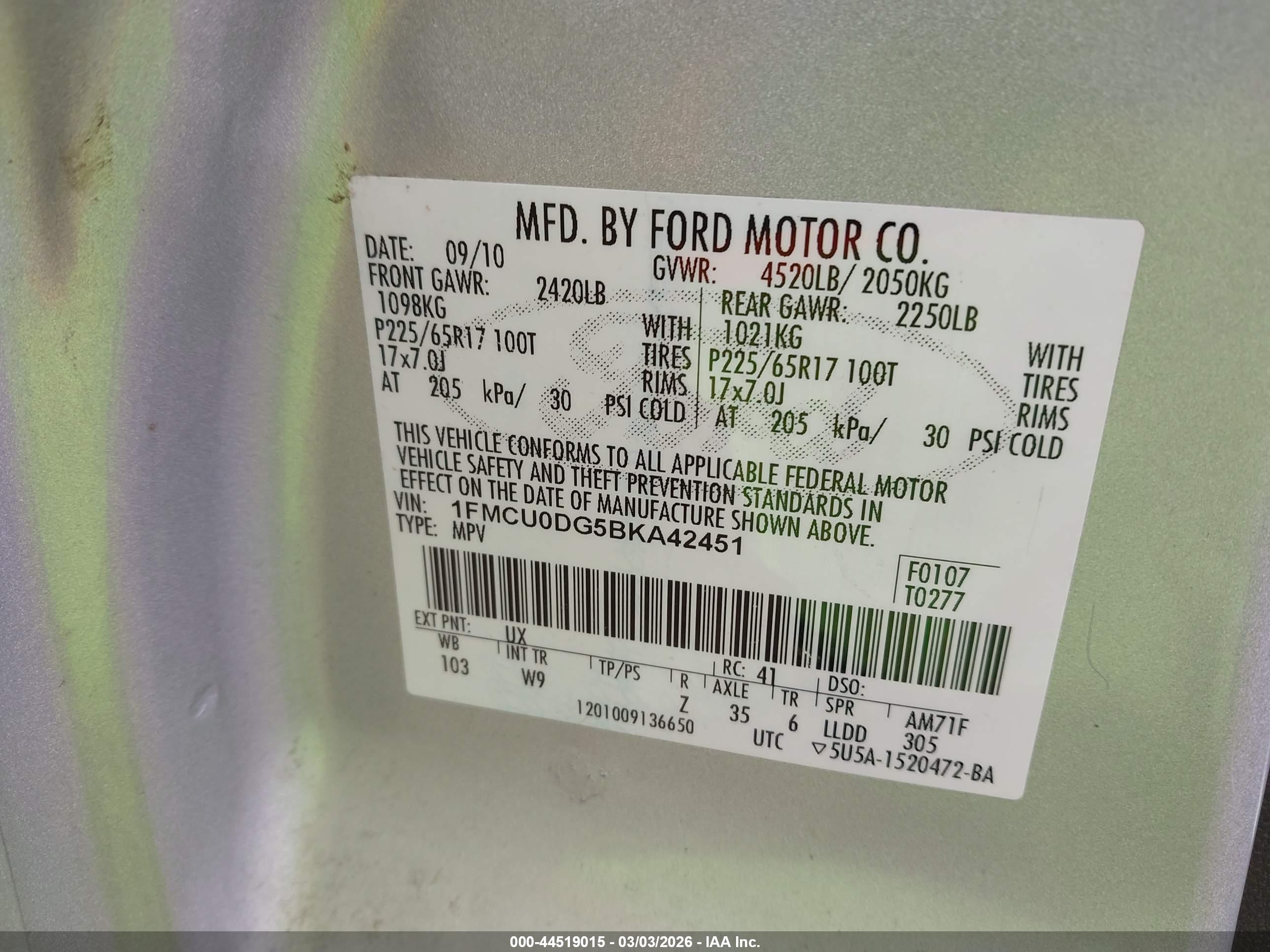FORD ESCAPE image 9