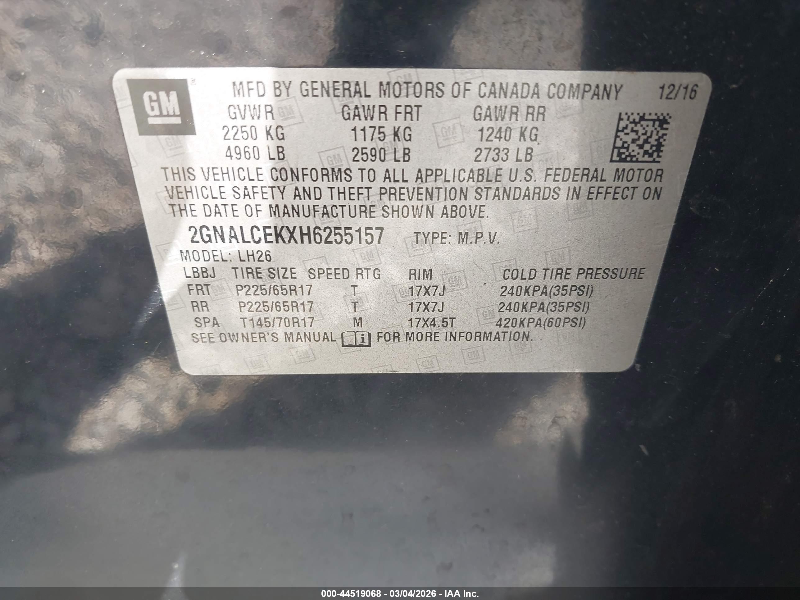 CHEVROLET EQUINOX image 9