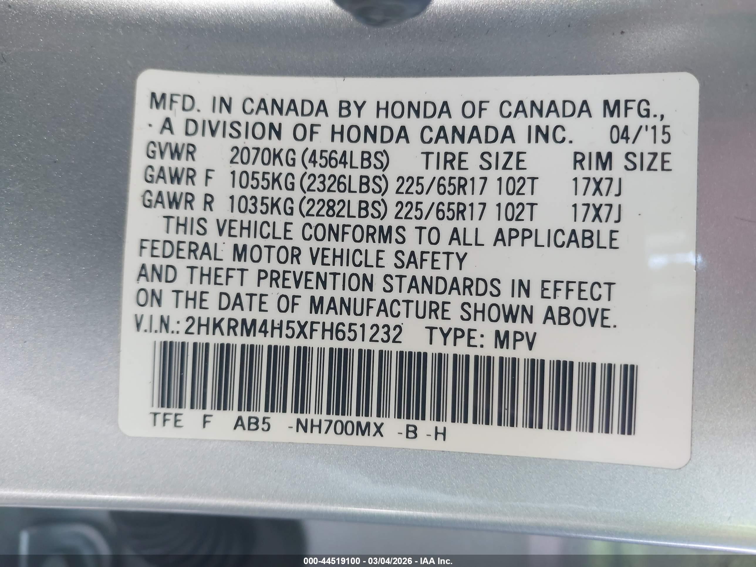 HONDA CR-V image 9