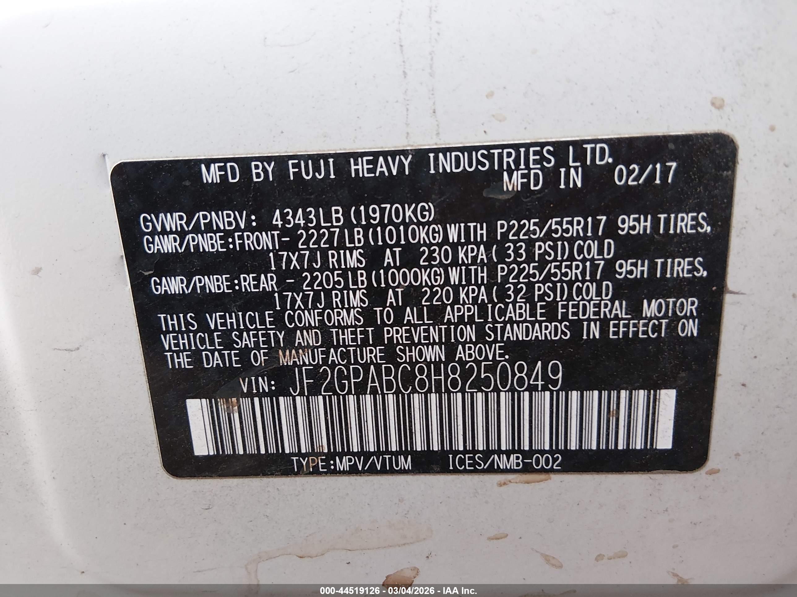 SUBARU CROSSTREK image 9