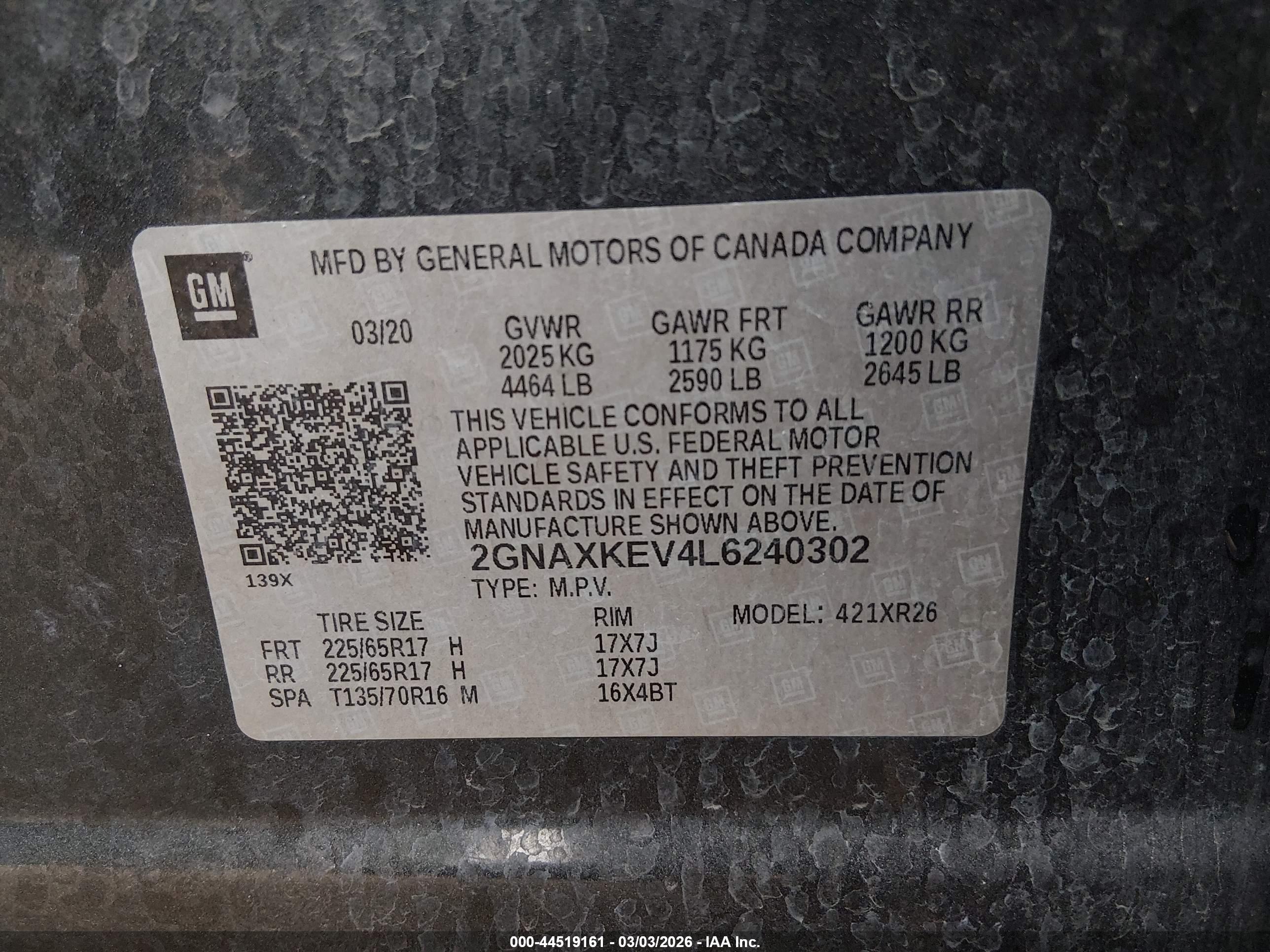CHEVROLET EQUINOX image 9