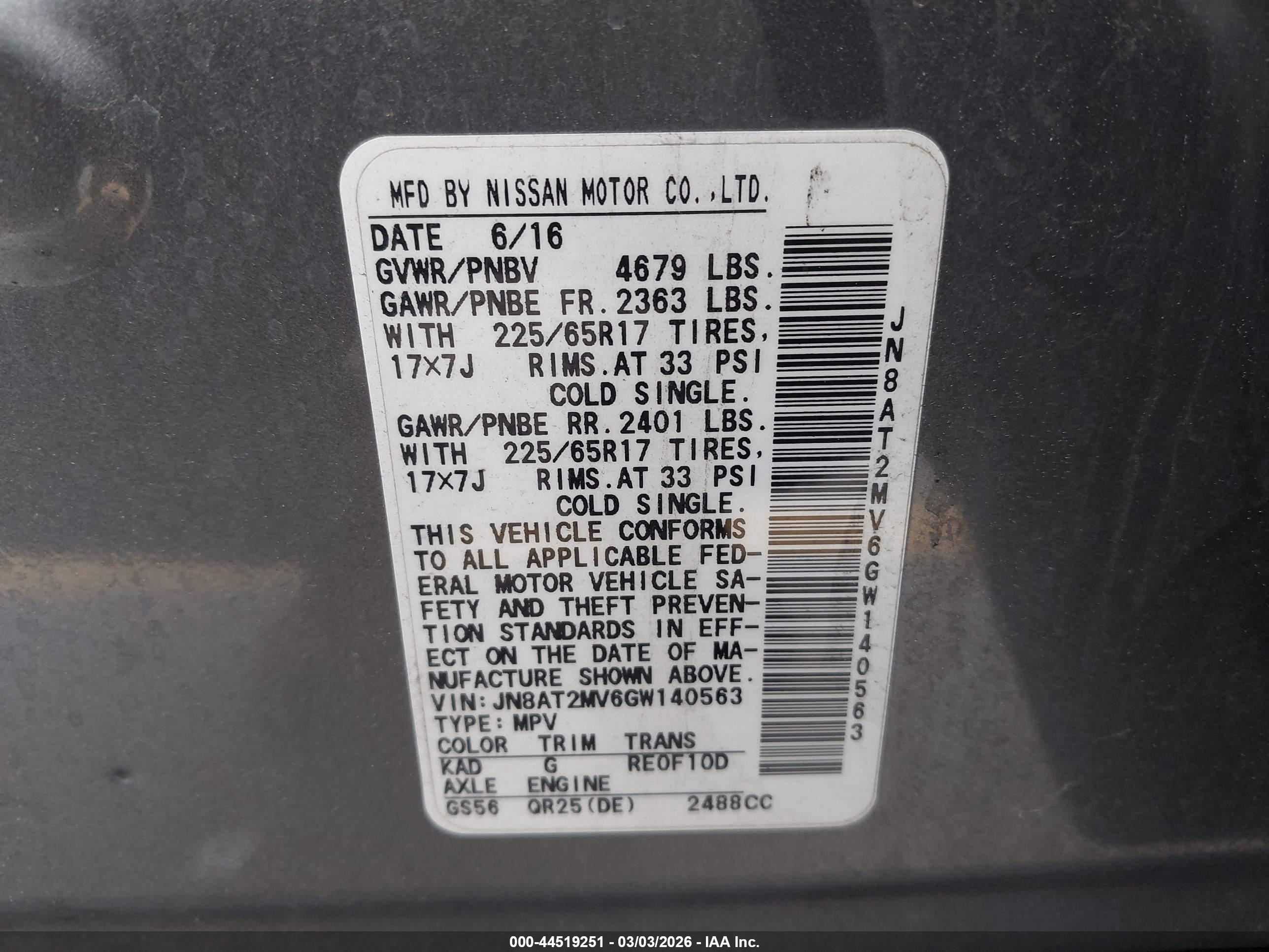NISSAN ROGUE image 9