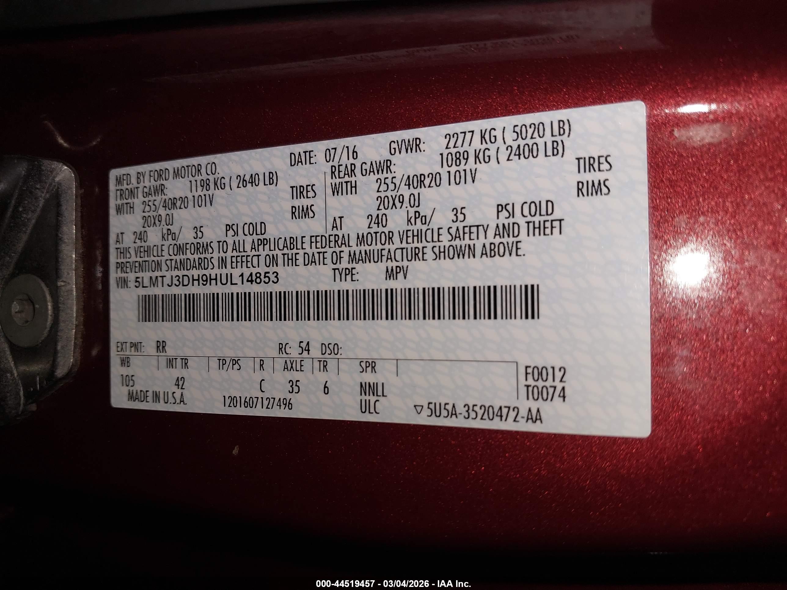 LINCOLN MKC image 9