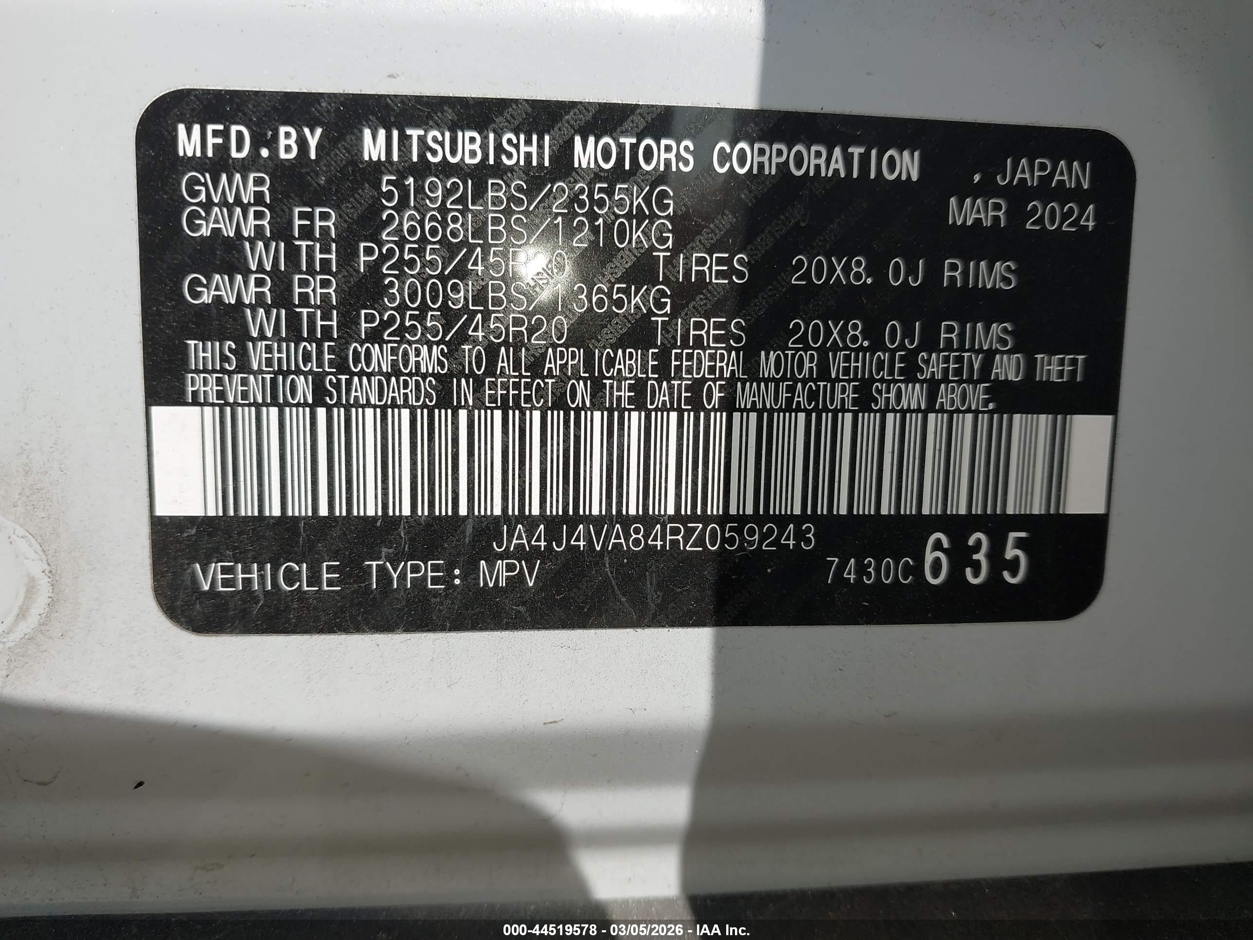 MITSUBISHI OUTLANDER image 9