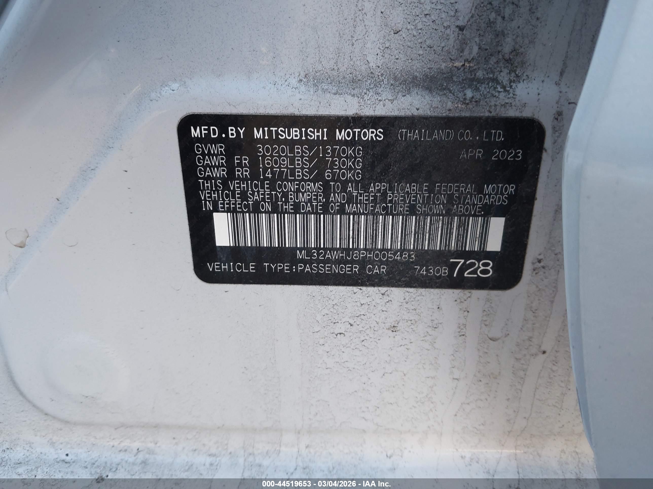 MITSUBISHI MIRAGE image 9