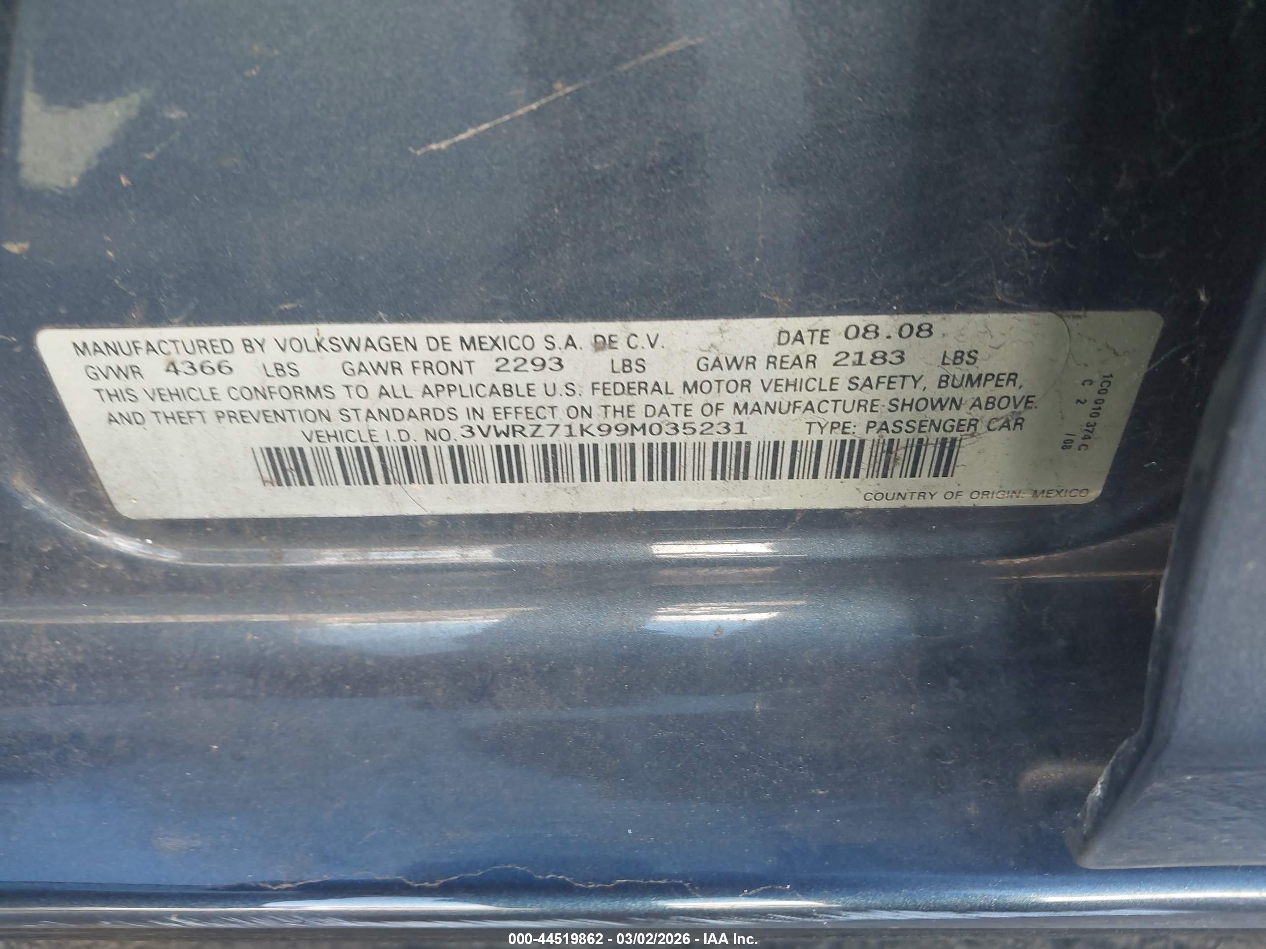 VOLKSWAGEN JETTA image 9