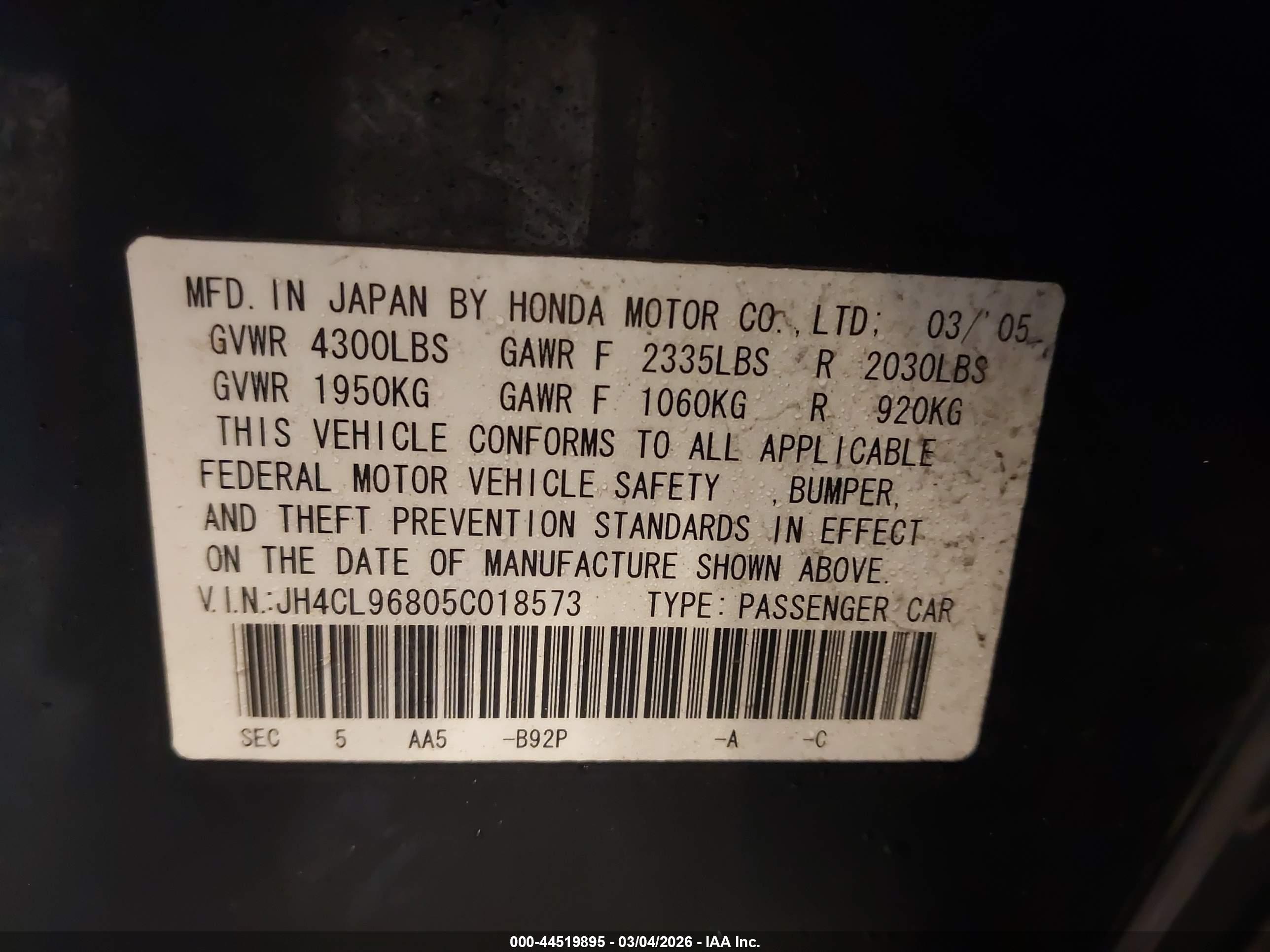 ACURA TSX image 9
