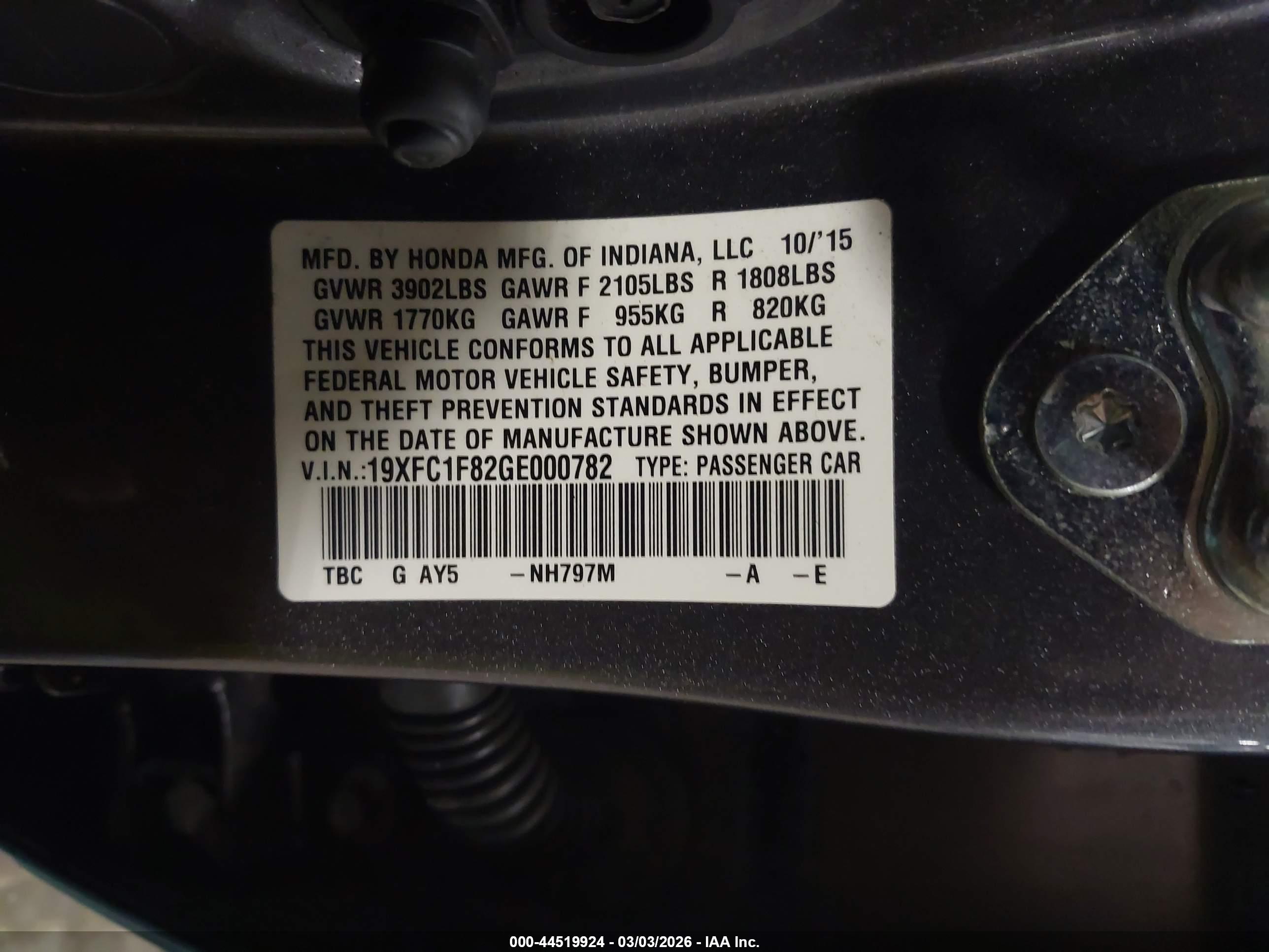 HONDA CIVIC image 9