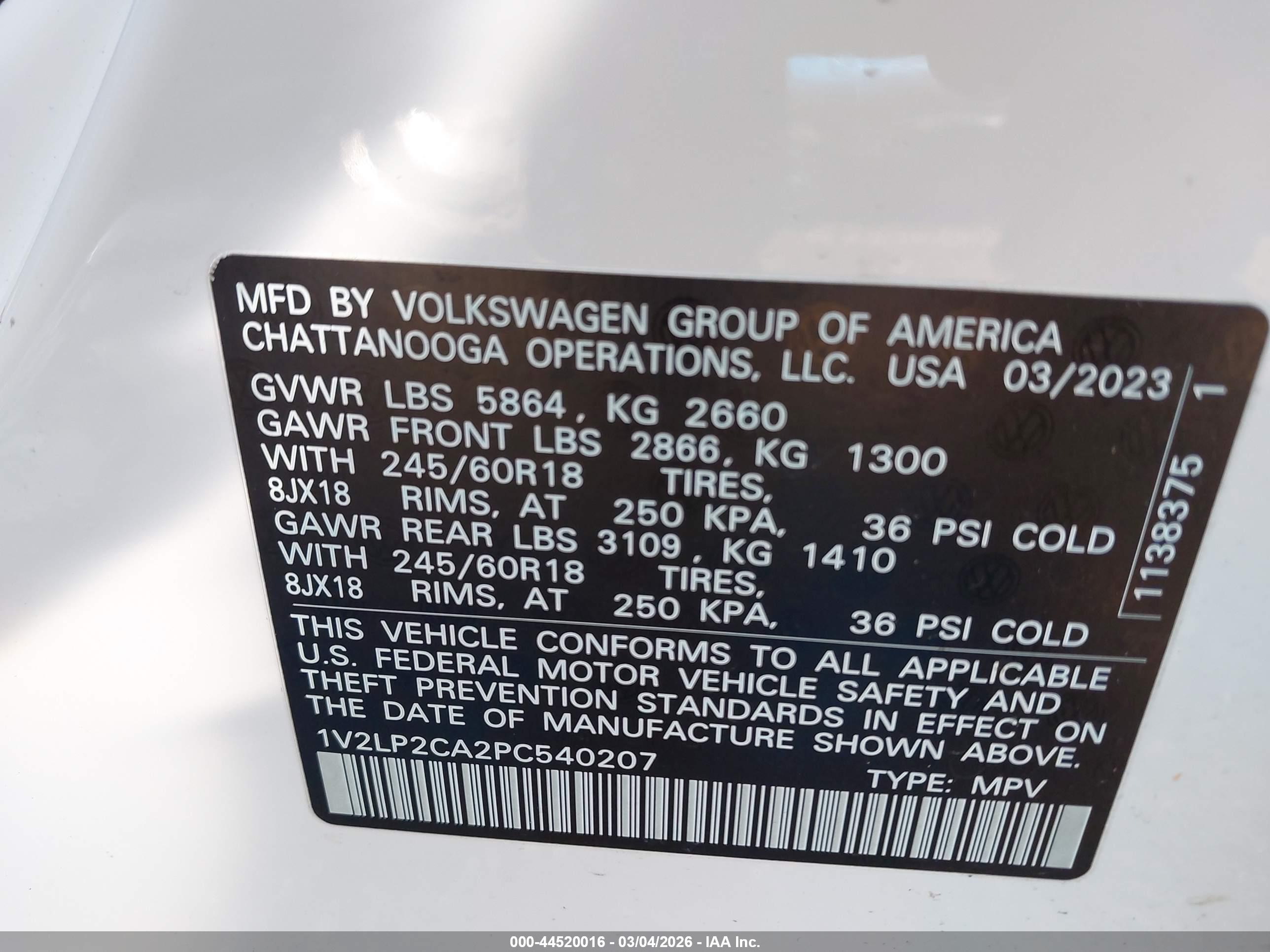VOLKSWAGEN ATLAS image 9