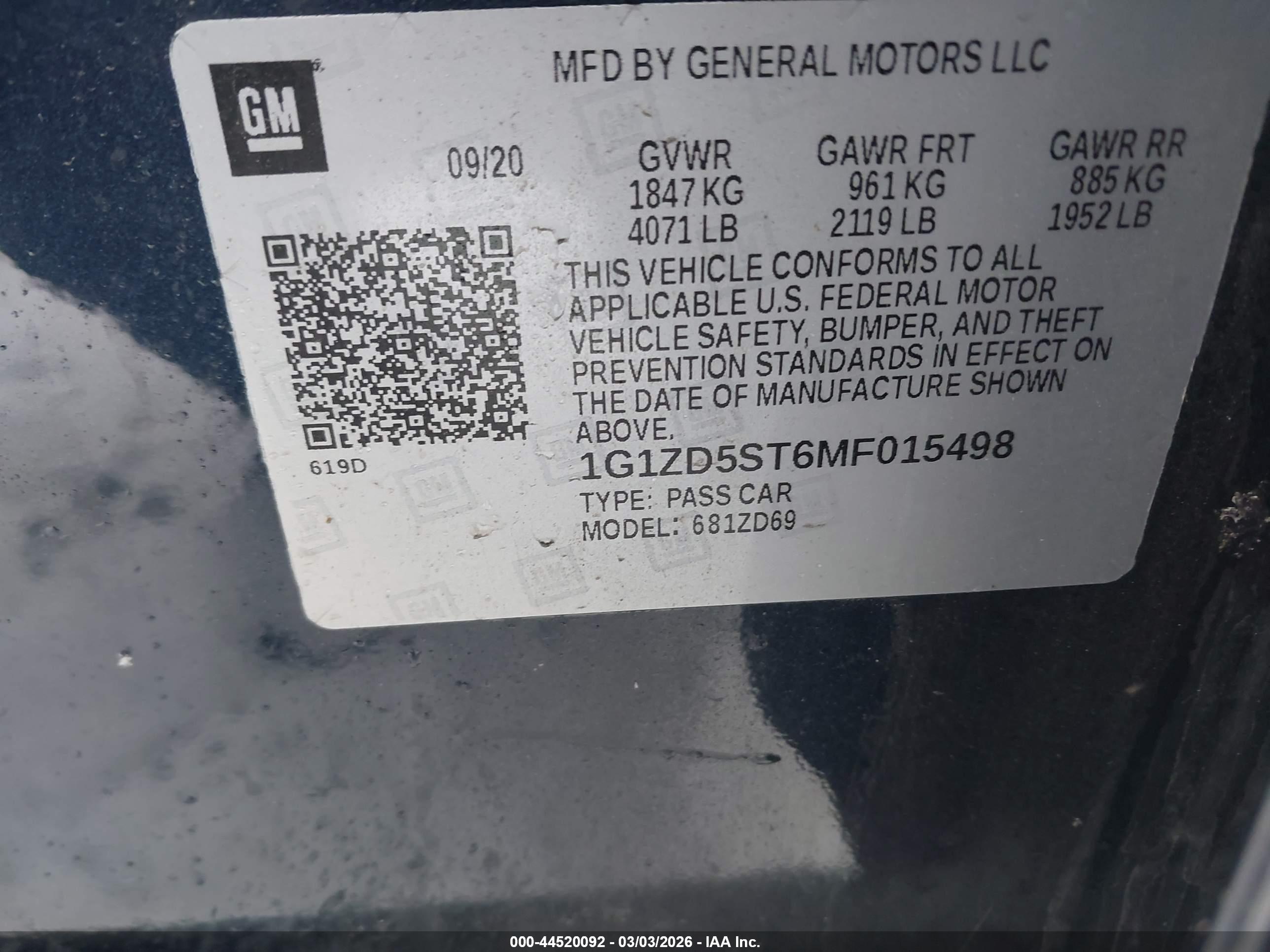 CHEVROLET MALIBU image 9