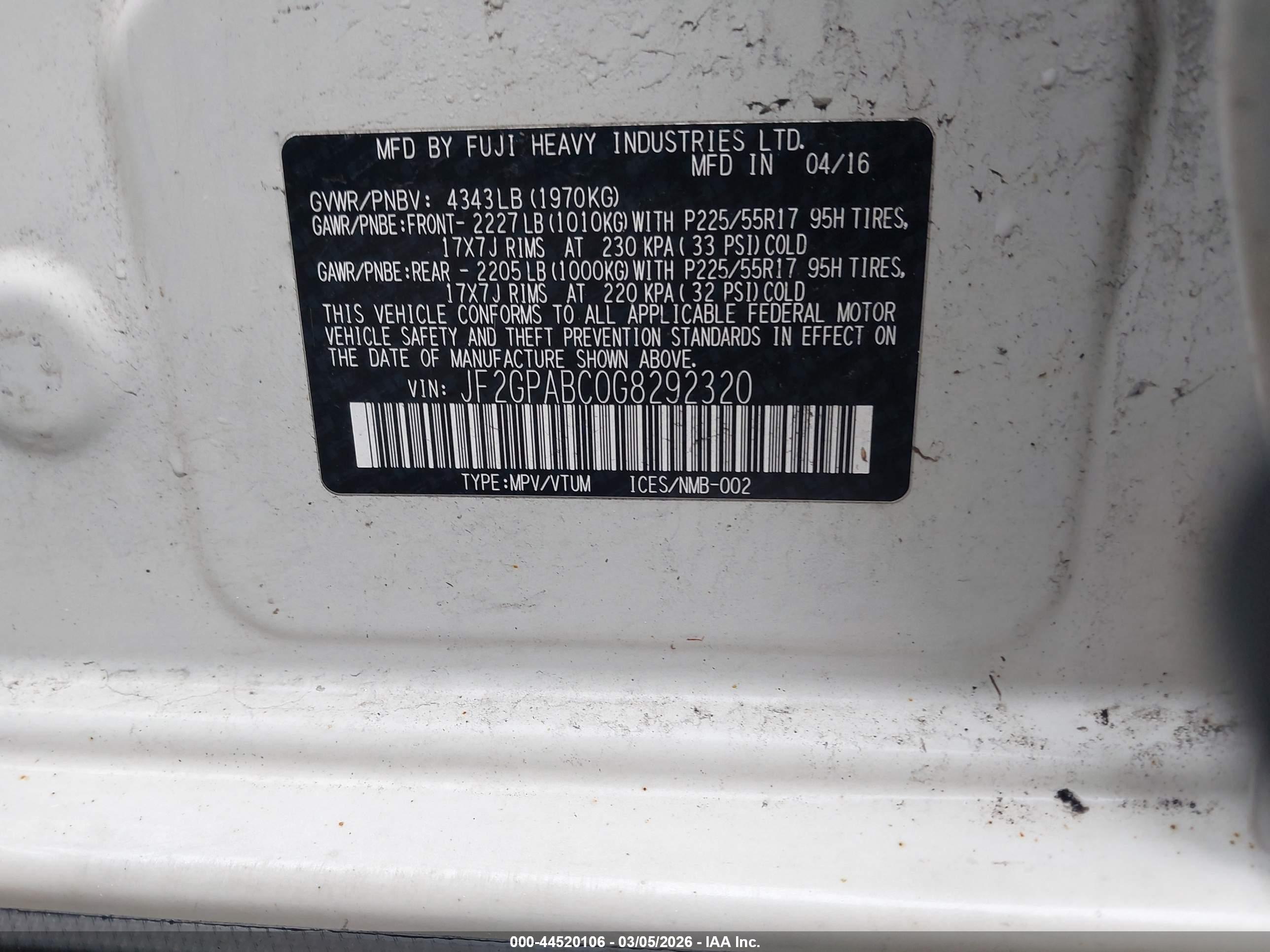 SUBARU CROSSTREK image 9