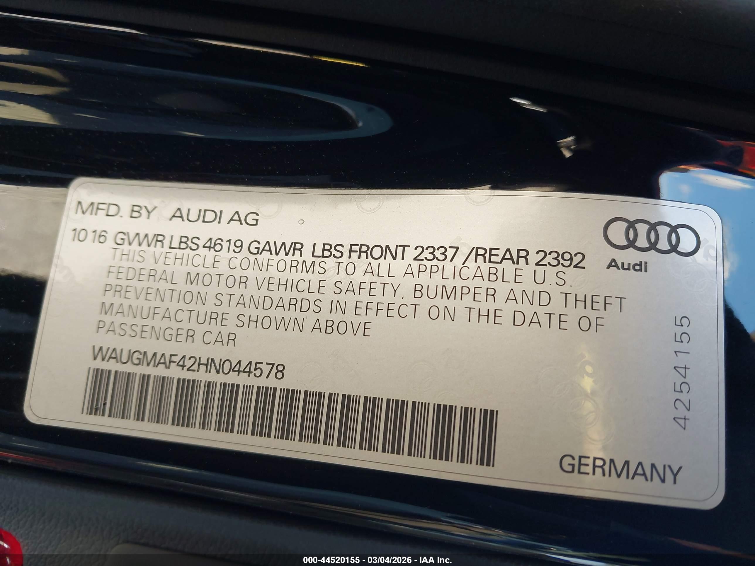 AUDI A4 image 9