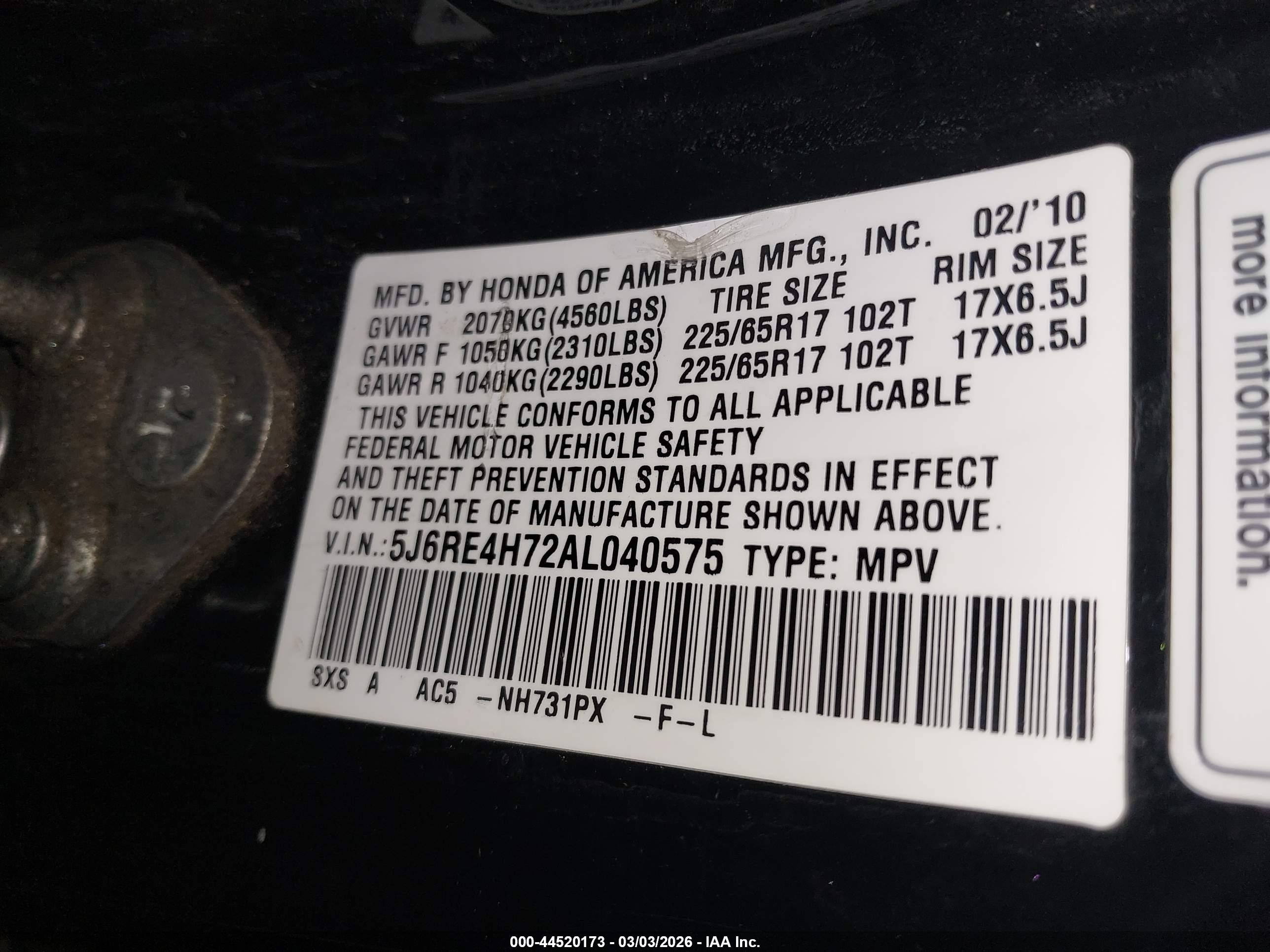 HONDA CR-V image 9